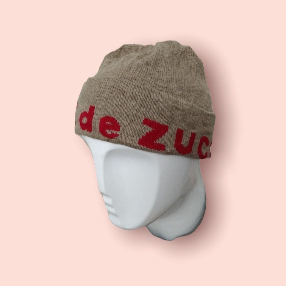 CABANE de ZUCCa × Issey Miyake × Vintage VINTAGE CABANE DE ZUCCA WOOL BEANIE HAT Size ONE SIZE - 4 Thumbnail
