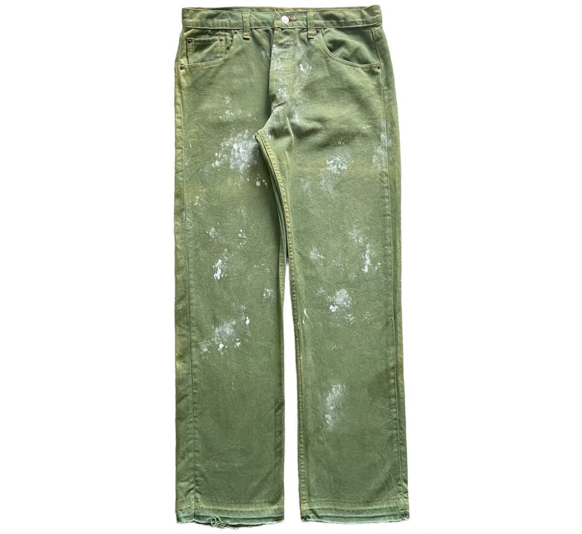 Levi's × Vintage ‼️LAST DROP Vintage Levis's 501 Overdyed Painter Jeans Size US 32 / EU 48 - 1 Thumbnail