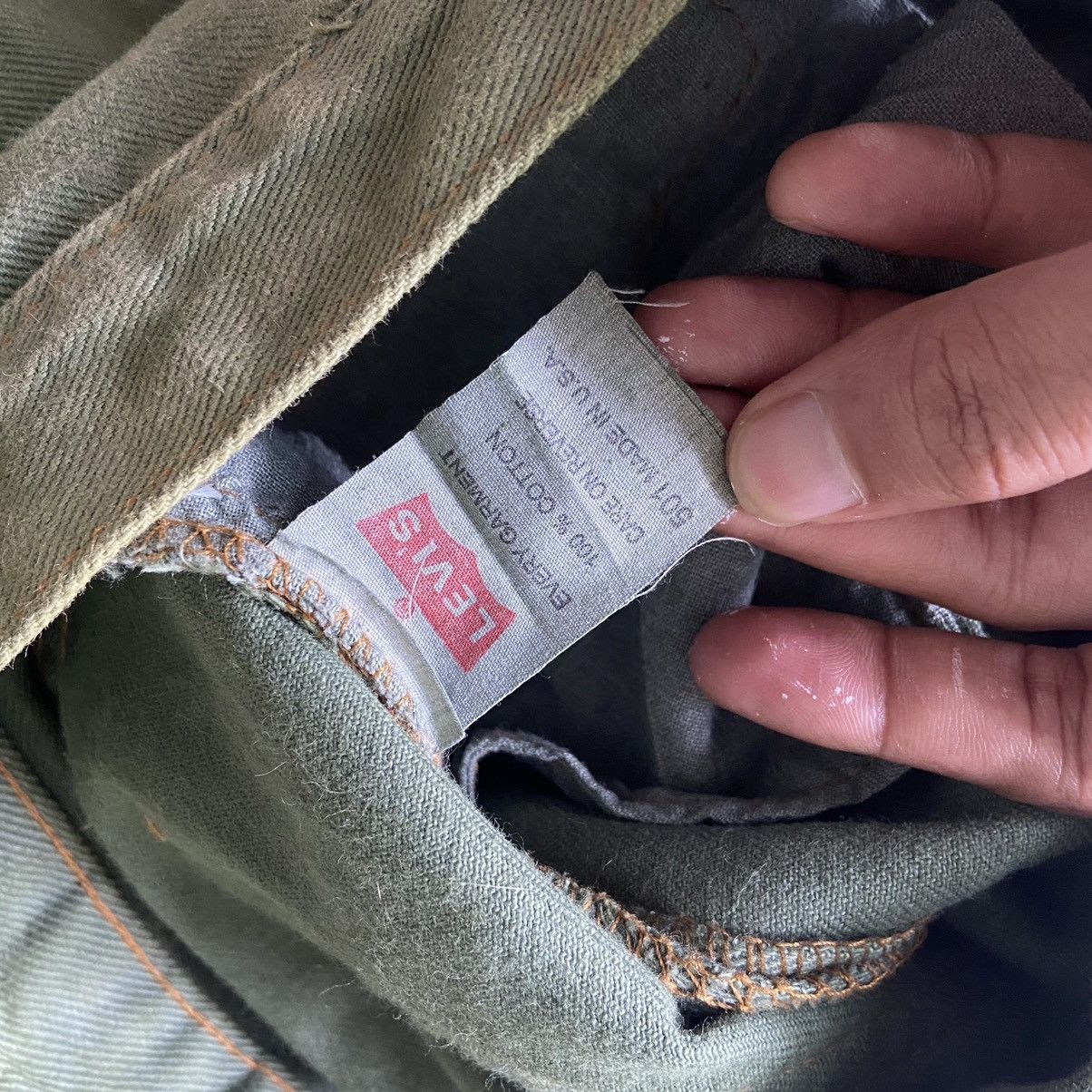 Levi's × Vintage ‼️LAST DROP Vintage Levis's 501 Overdyed Painter Jeans Size US 32 / EU 48 - 6 Thumbnail