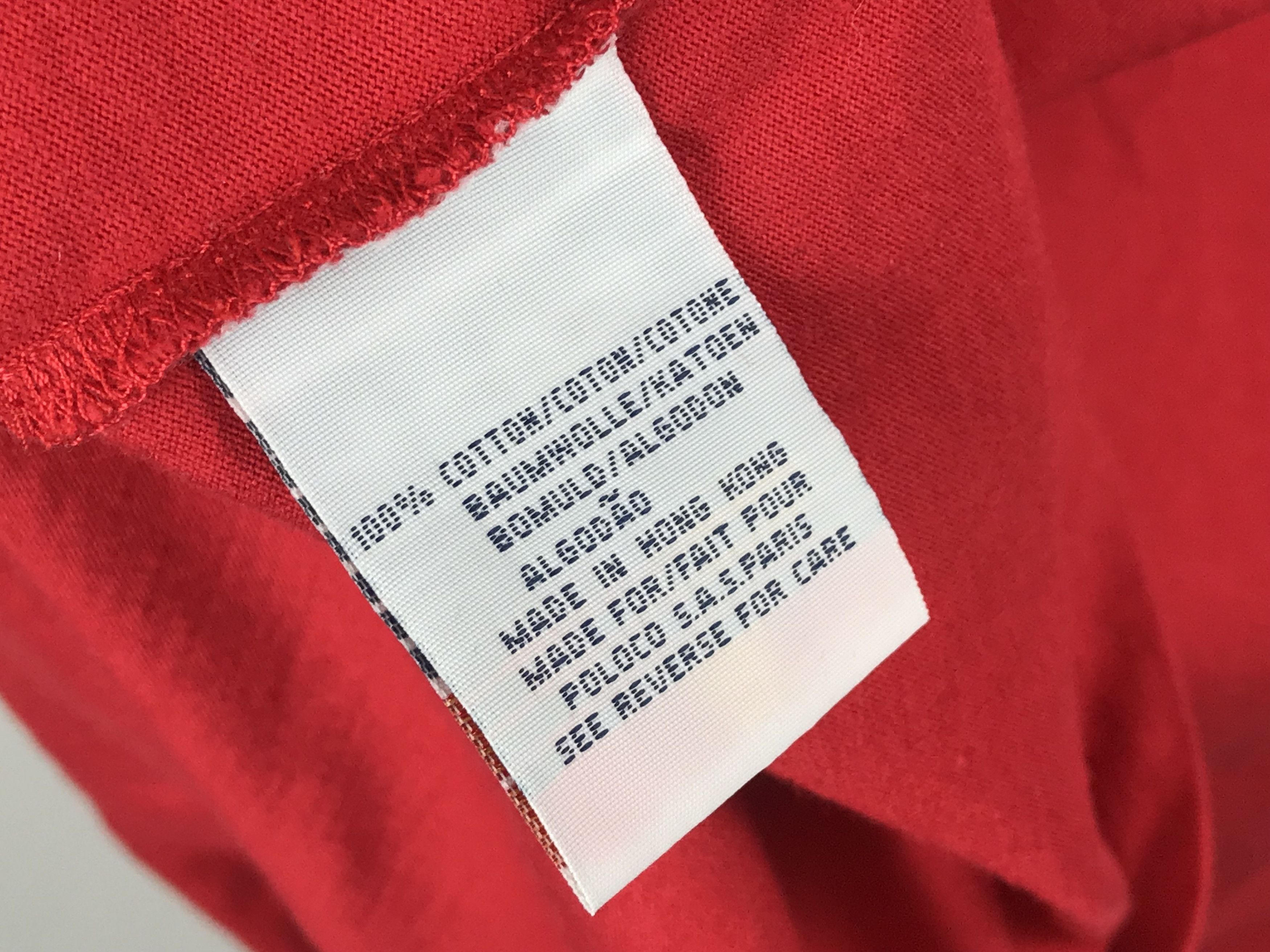 Polo Ralph Lauren × Ralph Lauren Sport × Vintage Polo Sport Ralph Lauren Vintage Red Logo Shirt L Large rare Size US L / EU 52-54 / 3 - 5 Thumbnail