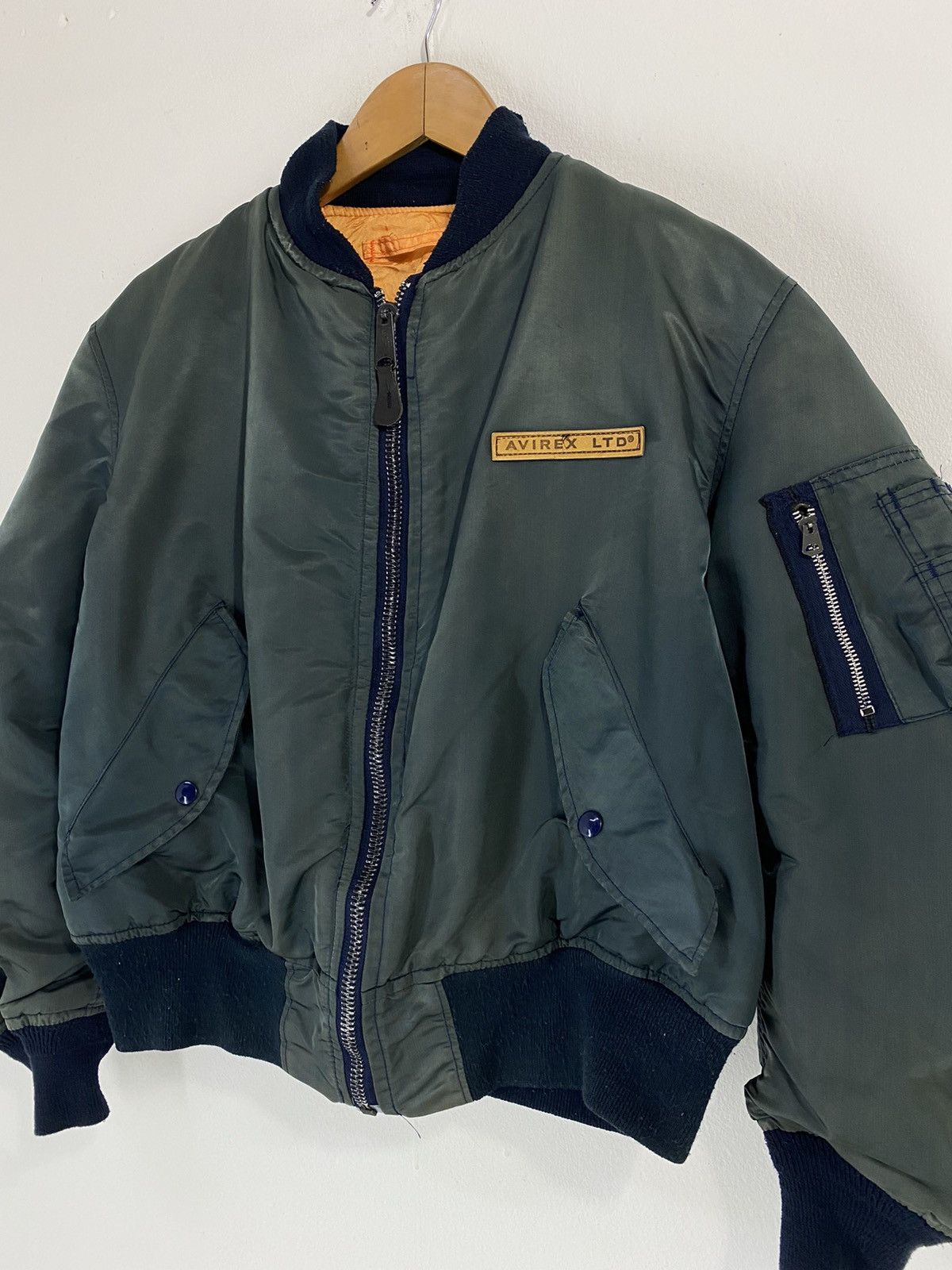 Avirex Vintage Avirex MA-1 Bomber Jacket Design Small Logo Design Size US M / EU 48-50 / 2 - 3 Thumbnail