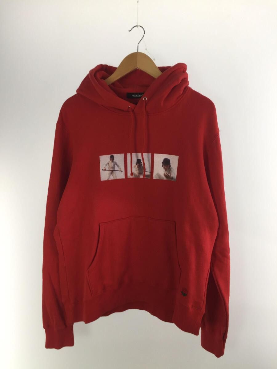 Image of Undercover Aw19 A Clockwork Orange Hoodie in Red, Men's (Size XL)