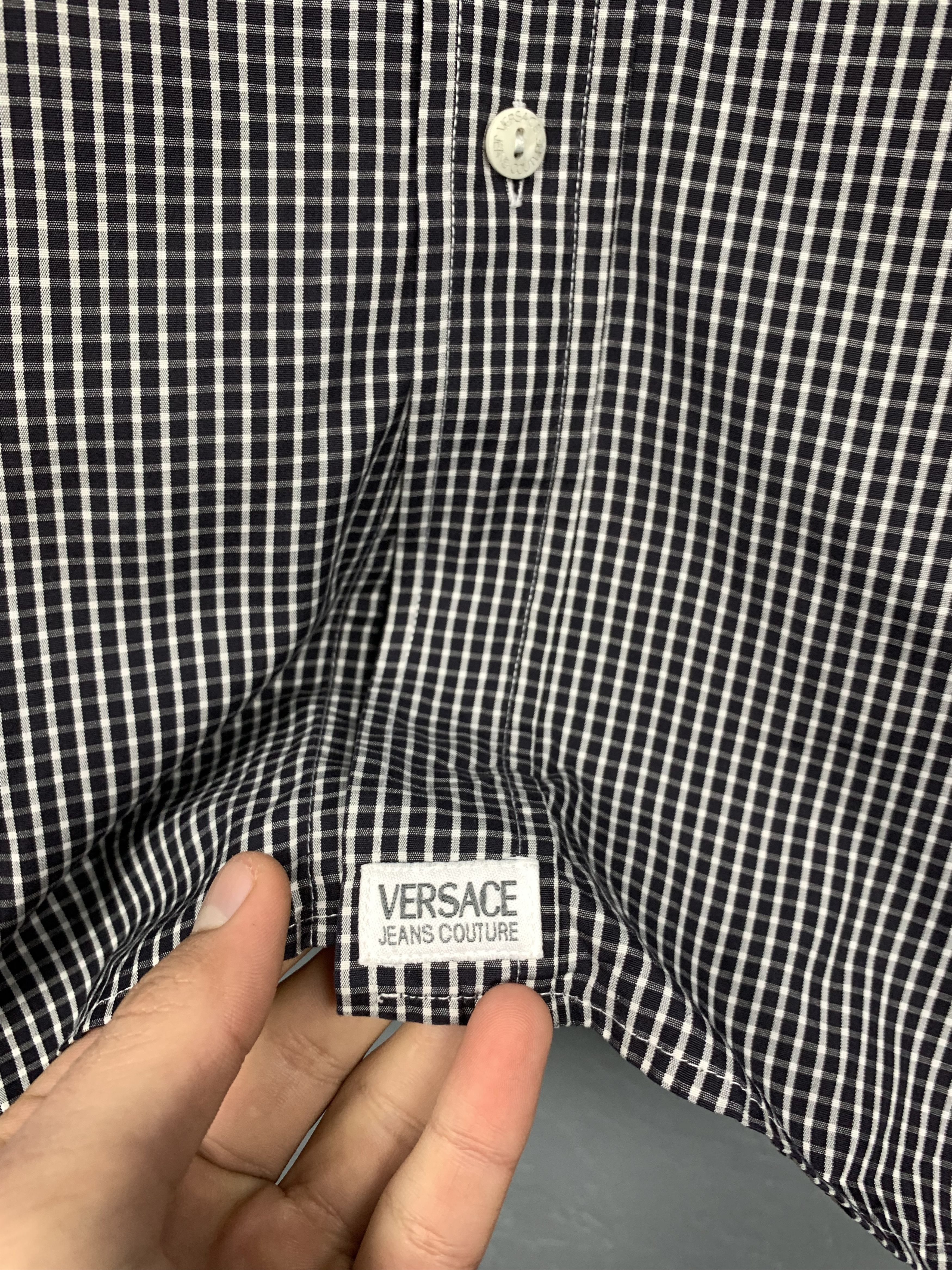 Versace Versace Jeans Couture Vintage Mens Long Sleeve Shirt Size US L / EU 52-54 / 3 - 4 Thumbnail