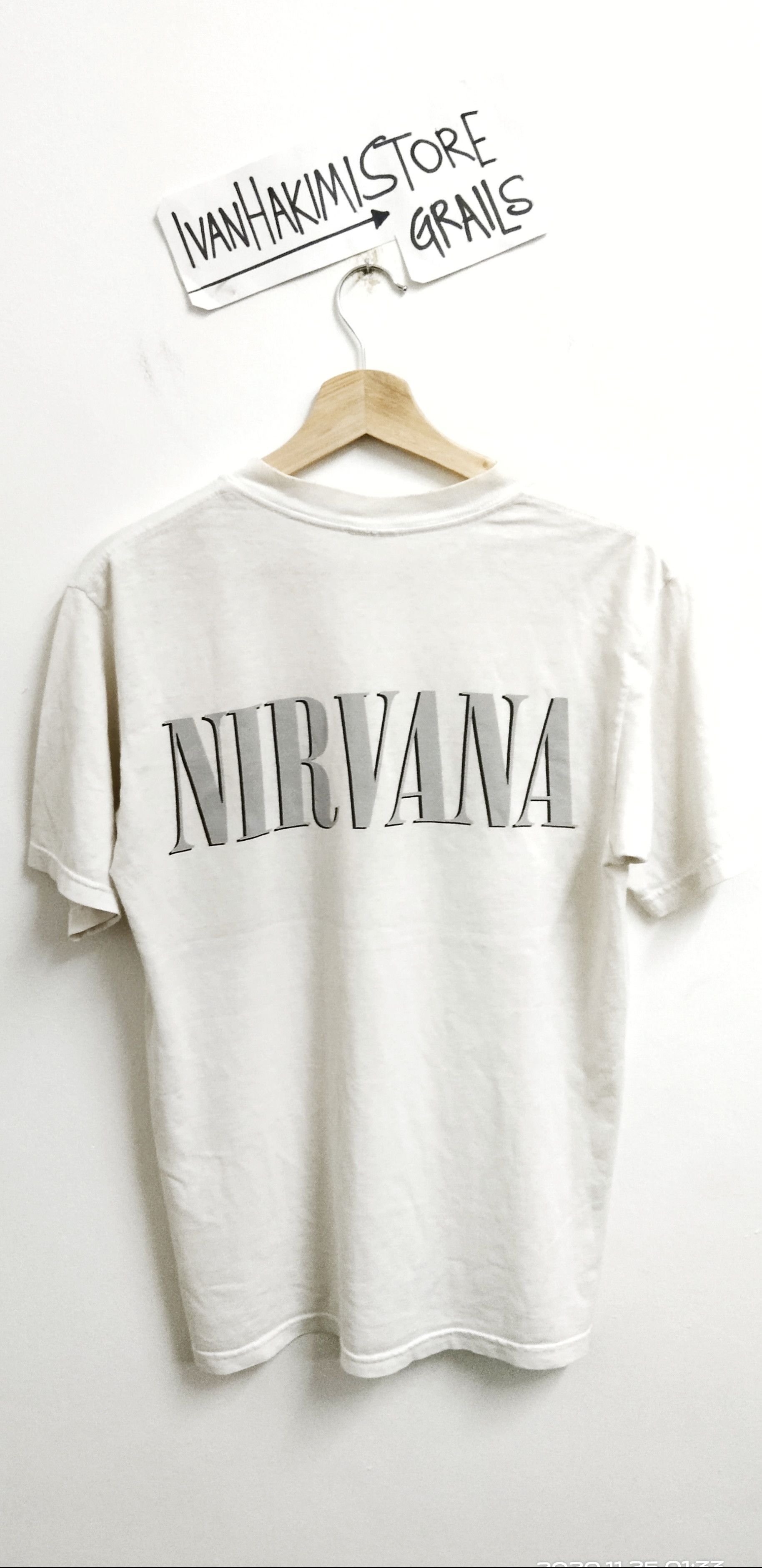 Nirvana × Vintage Iconic Grunge Figure T Shirt Band Distressed Nirvana 90s Size US M / EU 48-50 / 2 - 2 Thumbnail