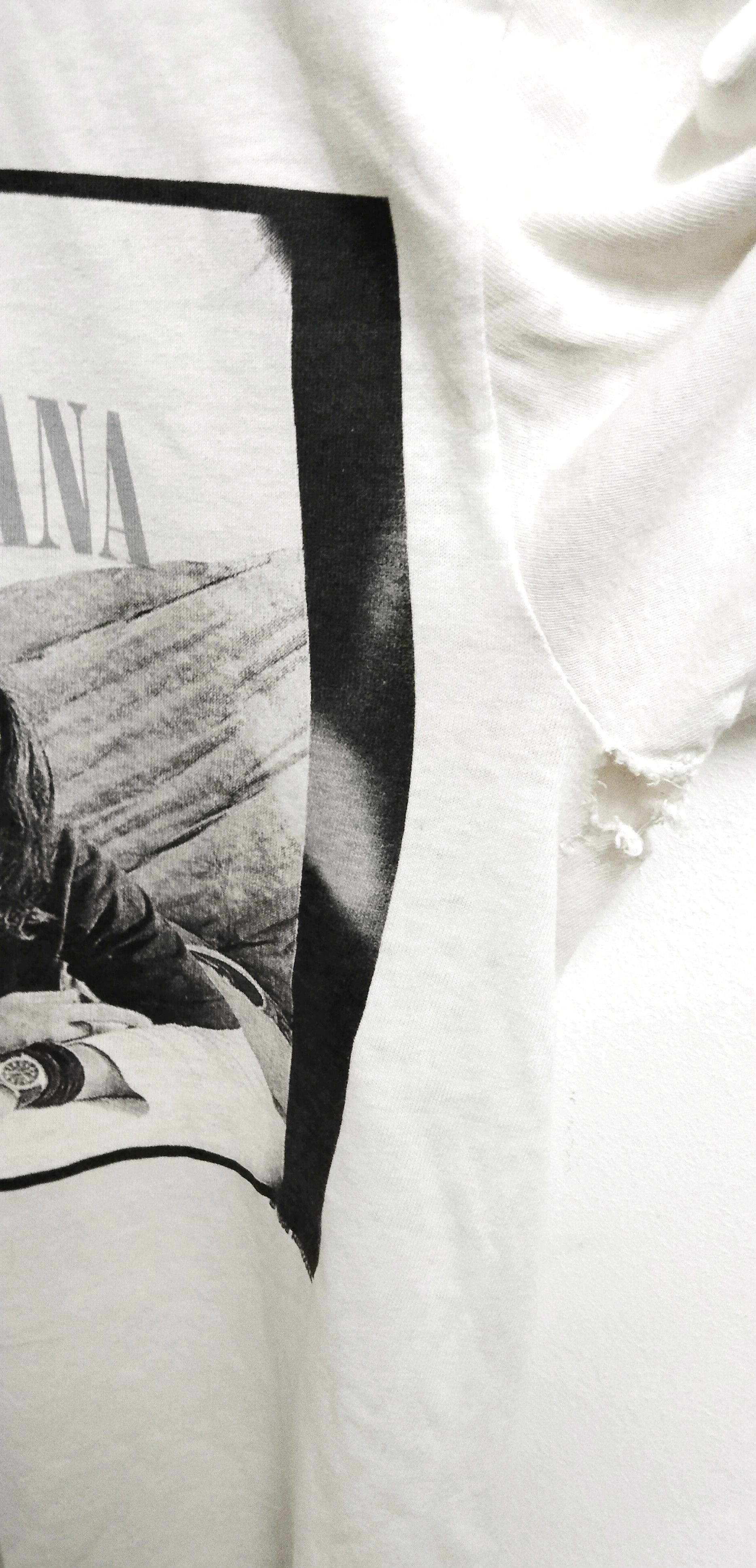 Nirvana × Vintage Iconic Grunge Figure T Shirt Band Distressed Nirvana 90s Size US M / EU 48-50 / 2 - 9 Thumbnail