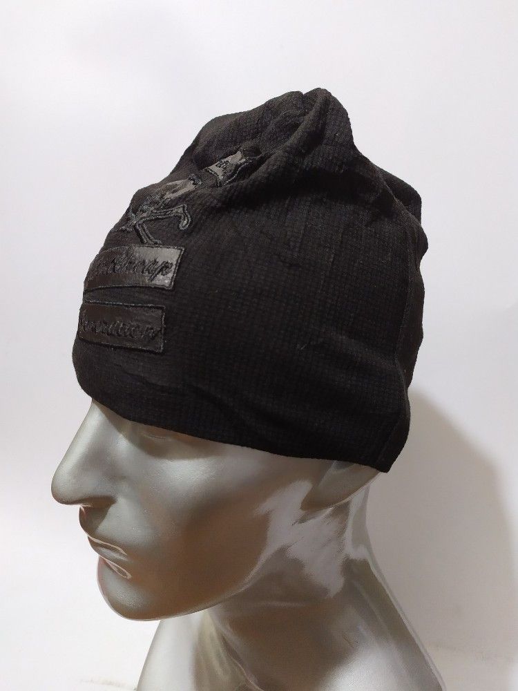 In The Attic × Japanese Brand In The Attic Skeleton Skull Beanie Punk Bondage Design Hat Size ONE SIZE - 3 Thumbnail