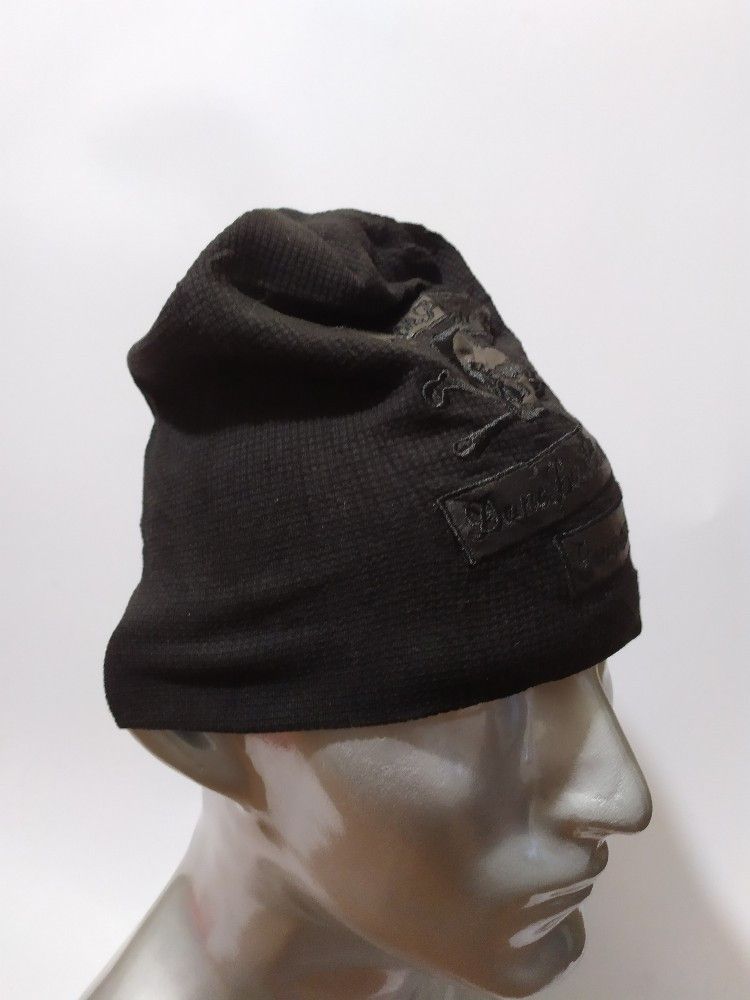 In The Attic × Japanese Brand In The Attic Skeleton Skull Beanie Punk Bondage Design Hat Size ONE SIZE - 4 Thumbnail