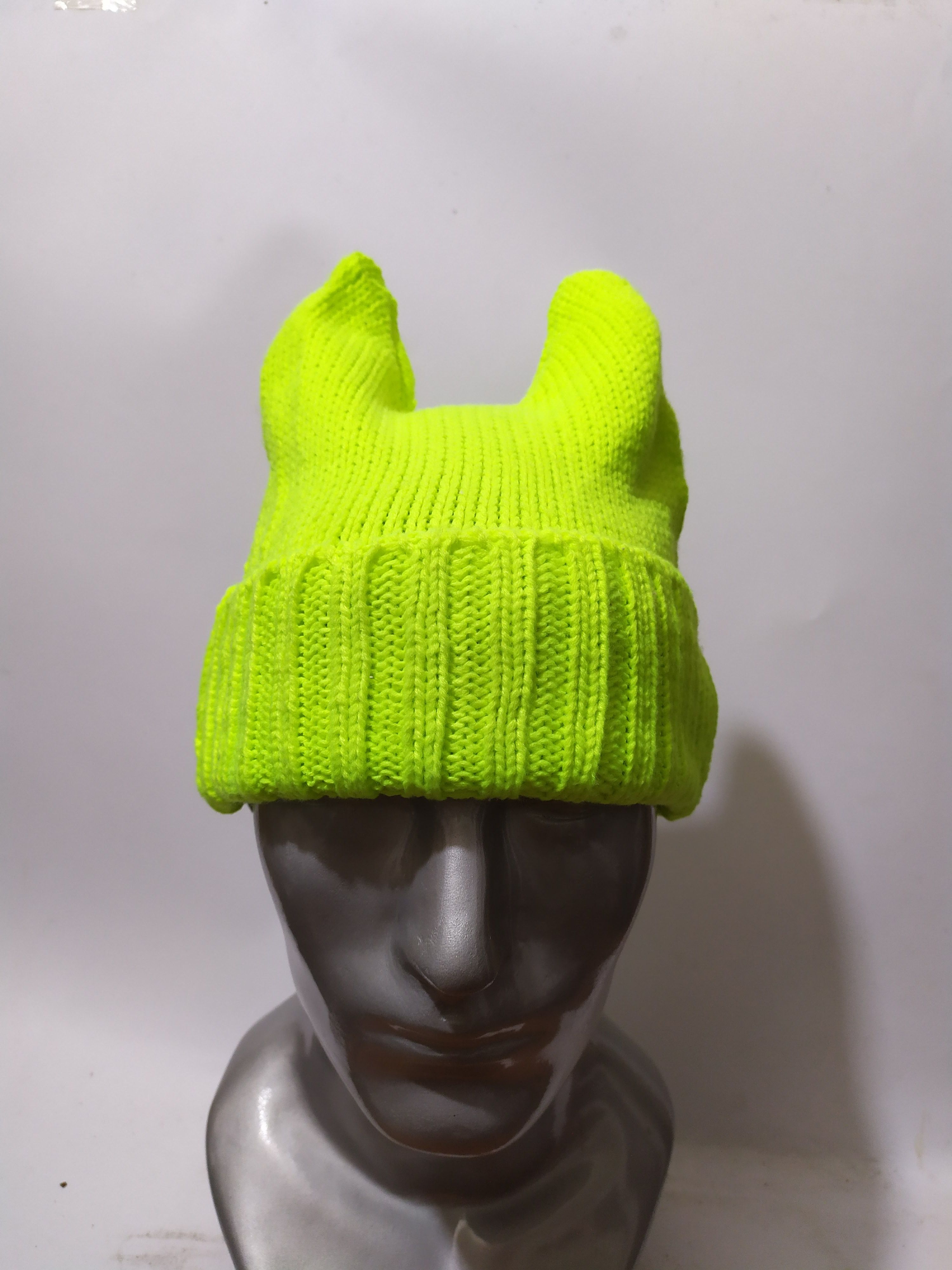 Other Unknown Japanese Bunny Horn Devil Light Green Hats Size ONE SIZE - 1 Thumbnail