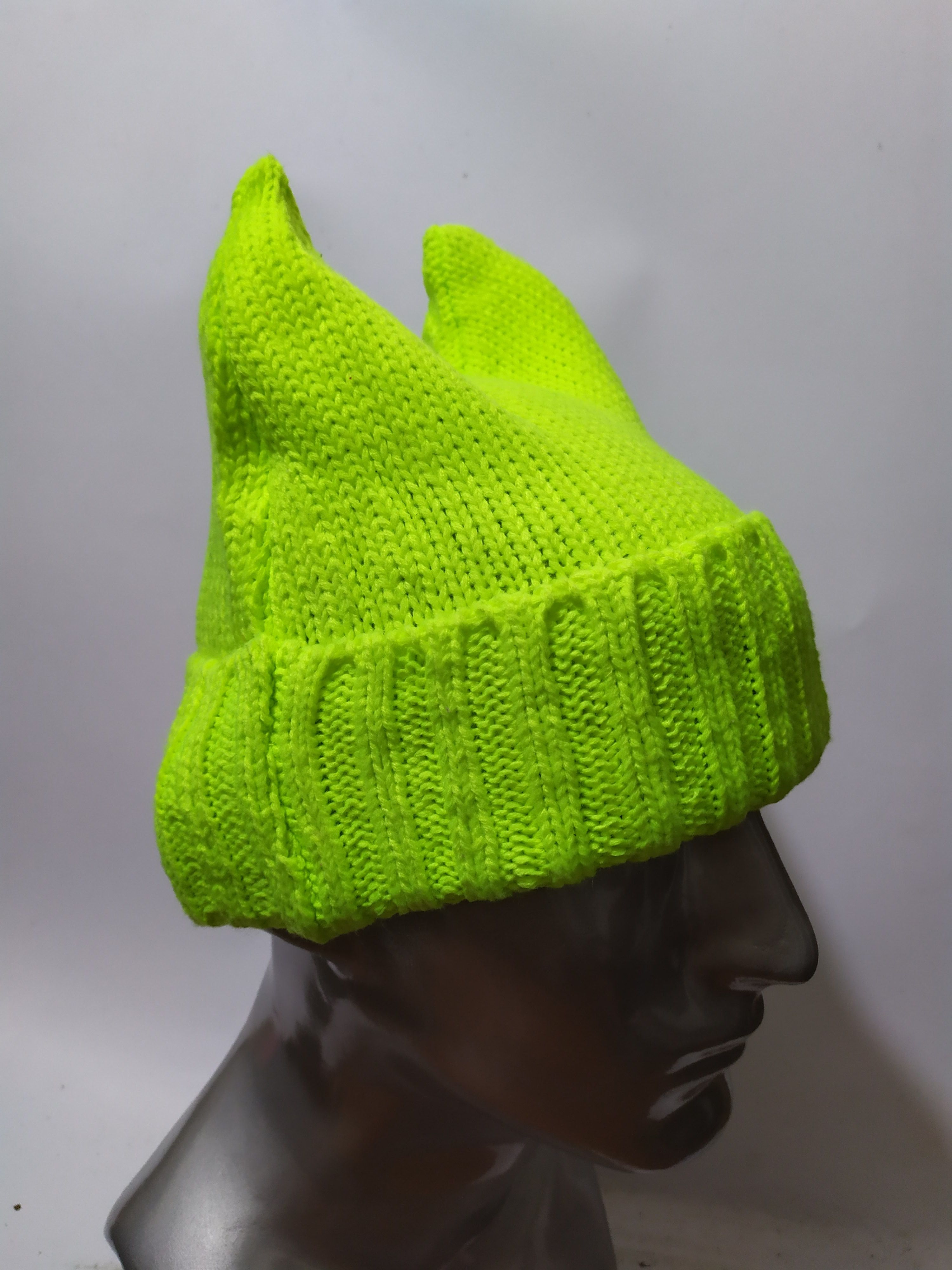 Other Unknown Japanese Bunny Horn Devil Light Green Hats Size ONE SIZE - 6 Thumbnail