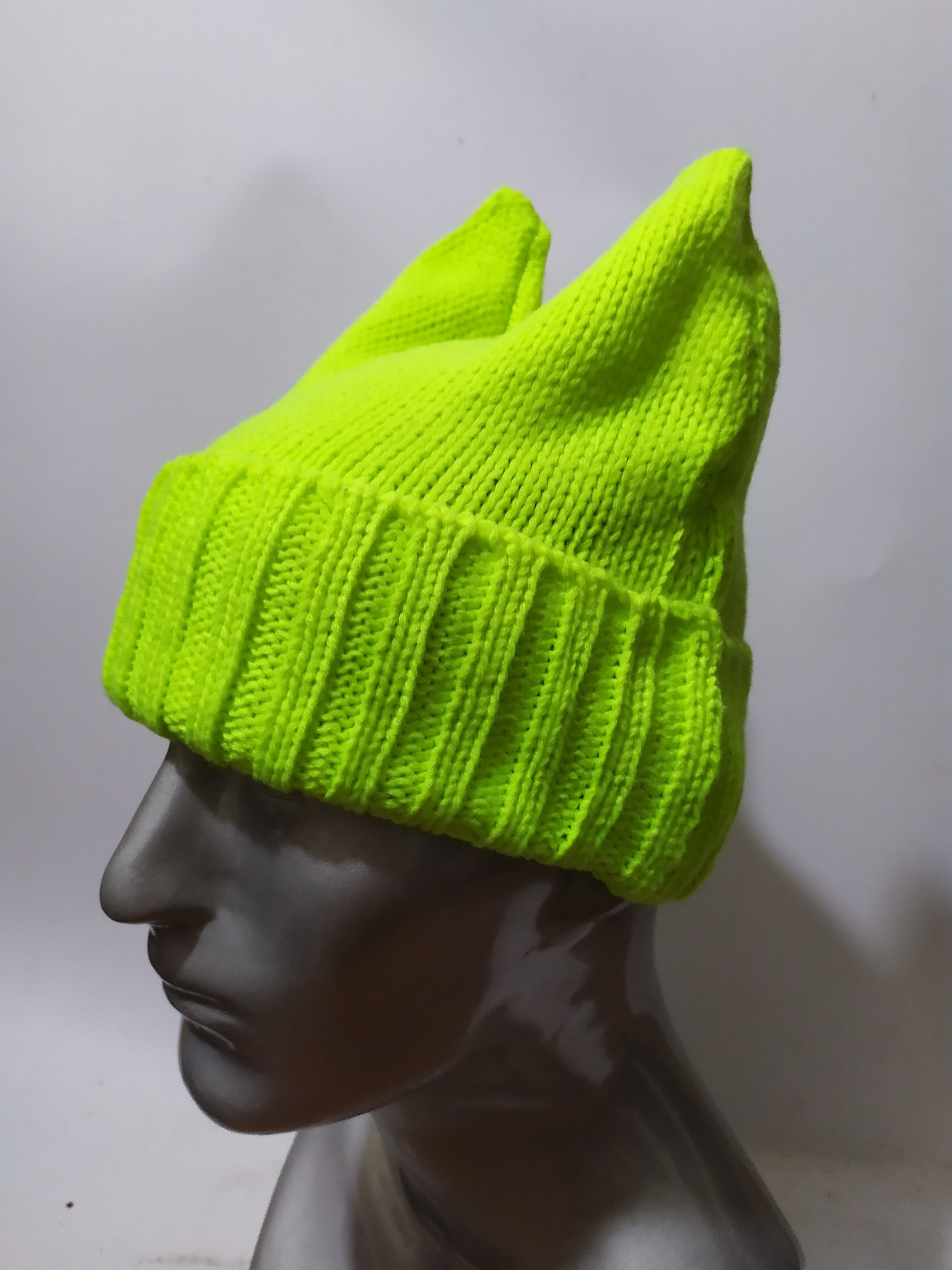 Other Unknown Japanese Bunny Horn Devil Light Green Hats Size ONE SIZE - 3 Thumbnail