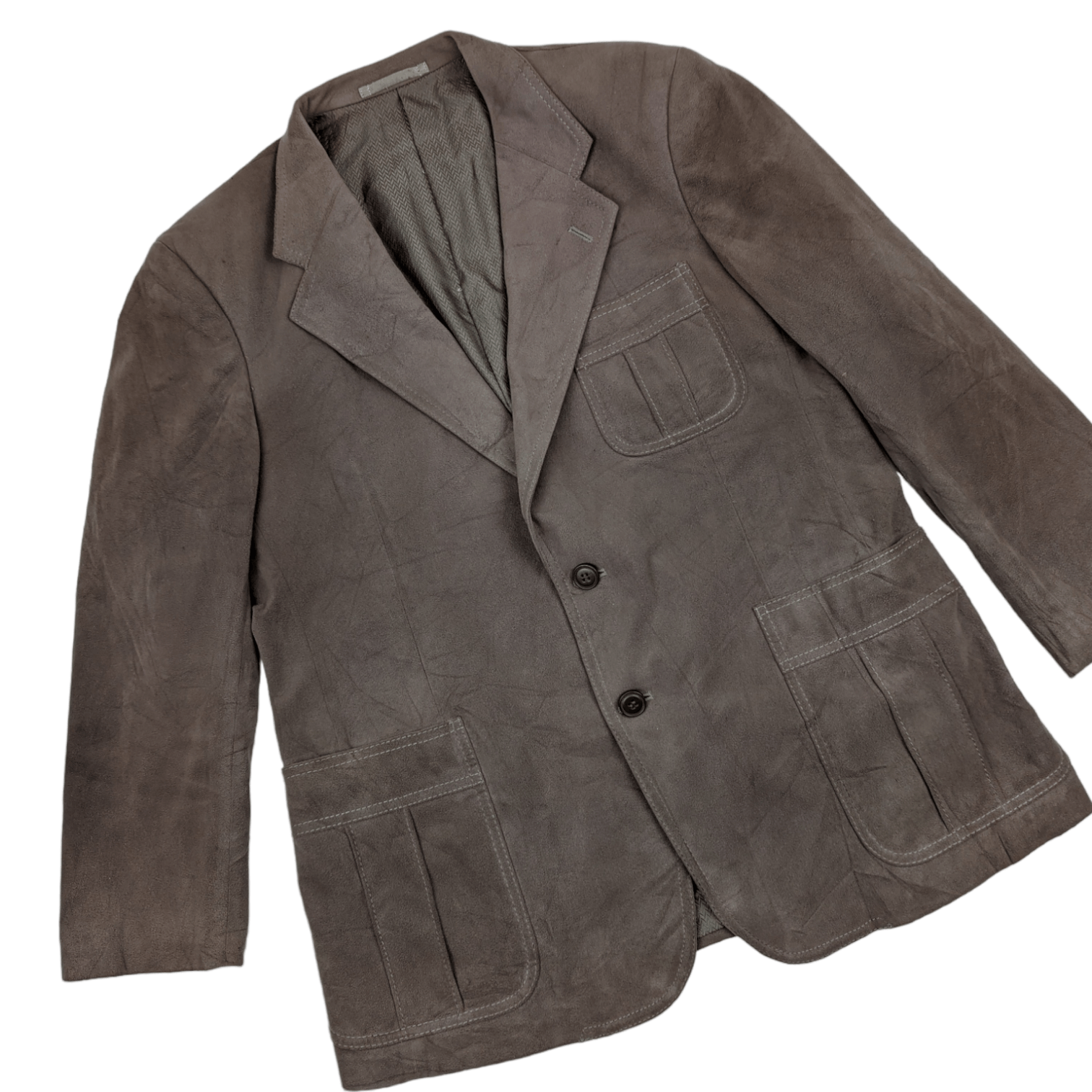 Japanese Brand Vintage 90's JEMMY JAL Smart Casual Blazer Coat Size US L / EU 52-54 / 3 - 3 Thumbnail