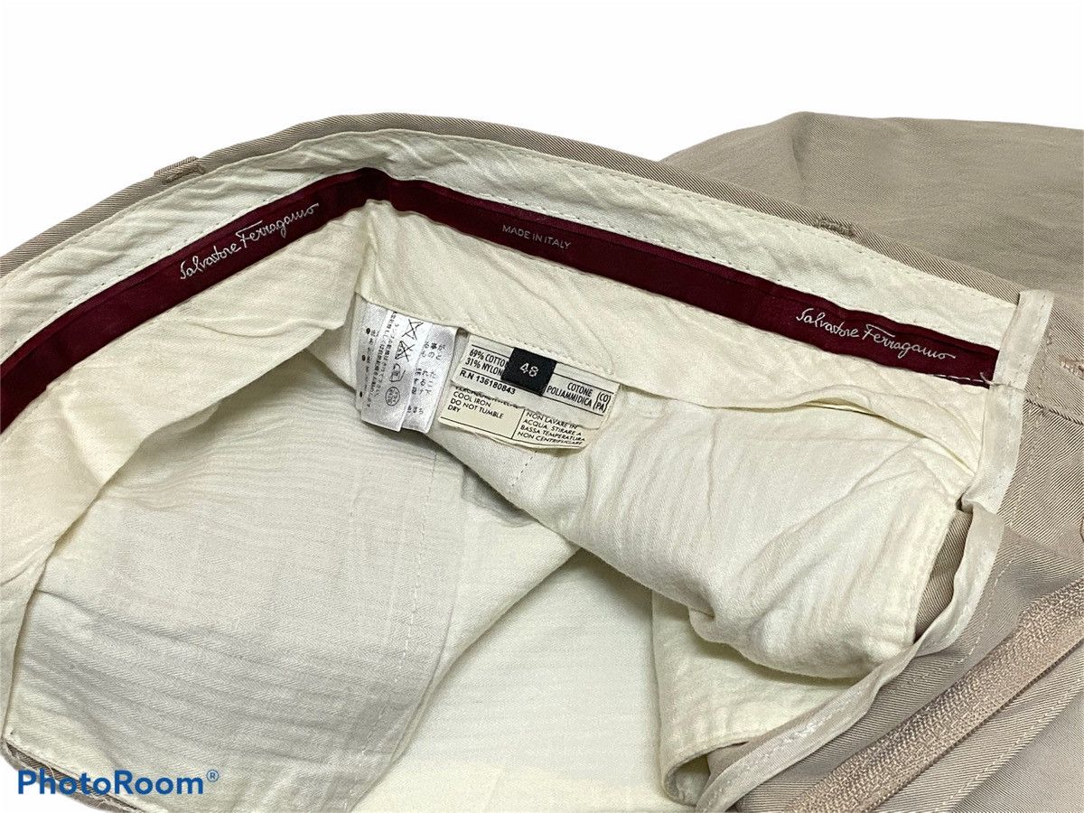 Salvatore Ferragamo 90's Salvatore Ferragamo Trousers Pants Made In Italy Size US 32 / EU 48 - 6 Thumbnail