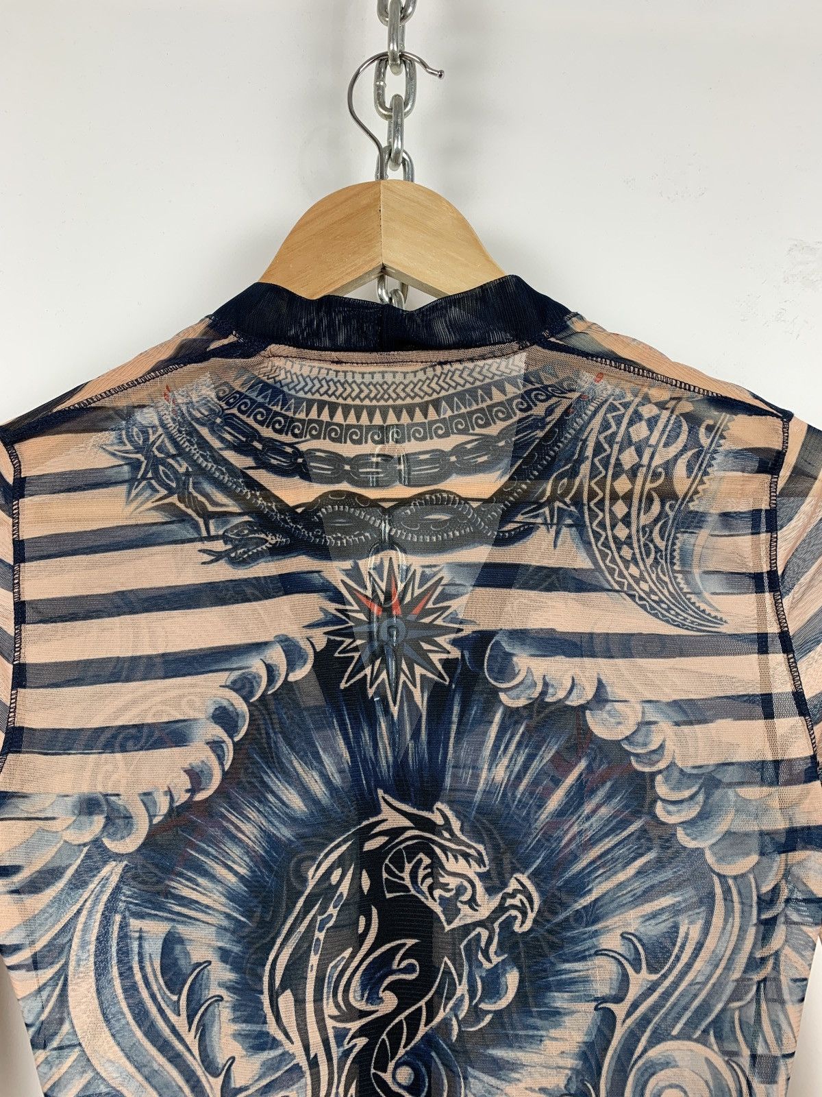 Jean Paul Gaultier Jean Paul Gaultier x Lindex Mesh Tattoo Long Sleeve Cardigan Size S / US 4 / IT 40 - 11 Thumbnail