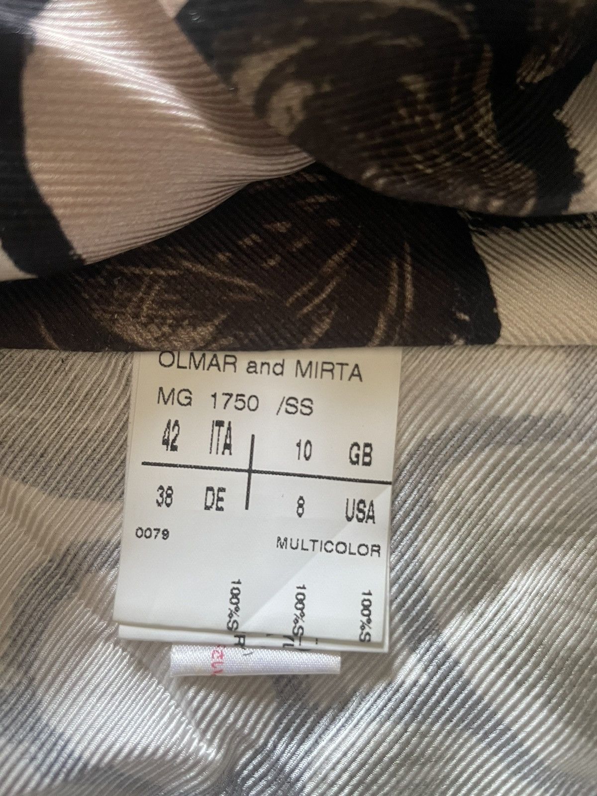 Rick Owens Maurizio Pecoraro Silk Top Size XS / US 0-2 / IT 36-38 - 5 Thumbnail