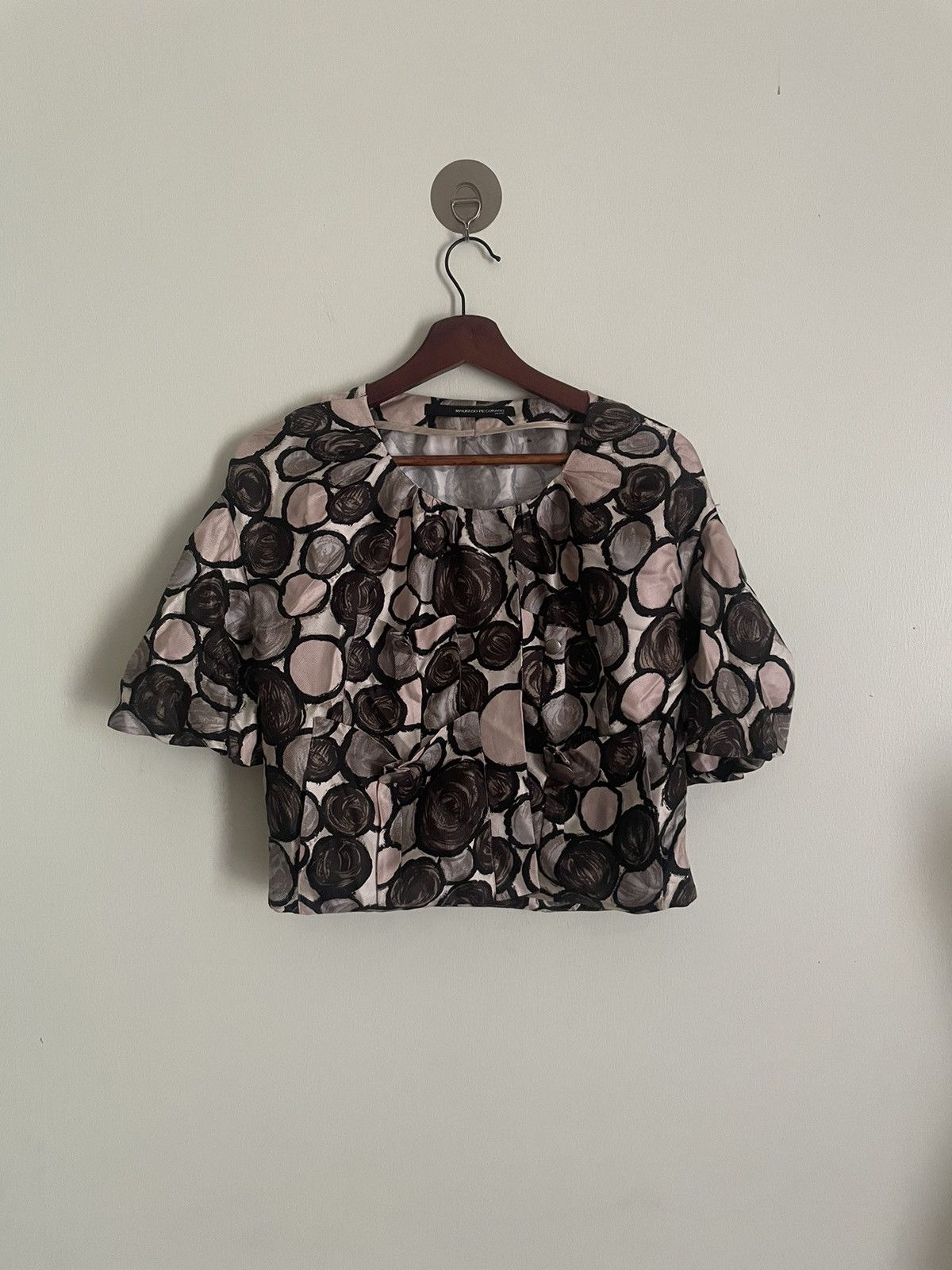 Rick Owens Maurizio Pecoraro Silk Top Size XS / US 0-2 / IT 36-38 - 1 Thumbnail