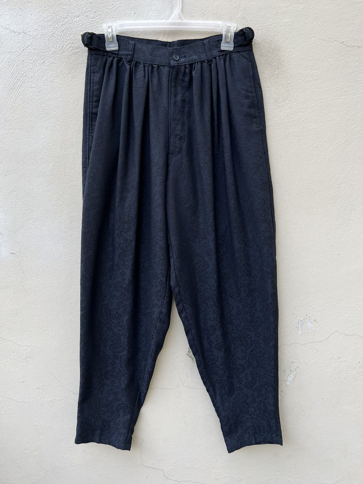 Vintage VTG 90s Three Top Japan Embroidery Paisley Balloon Trouser Size US 29 - 3 Thumbnail