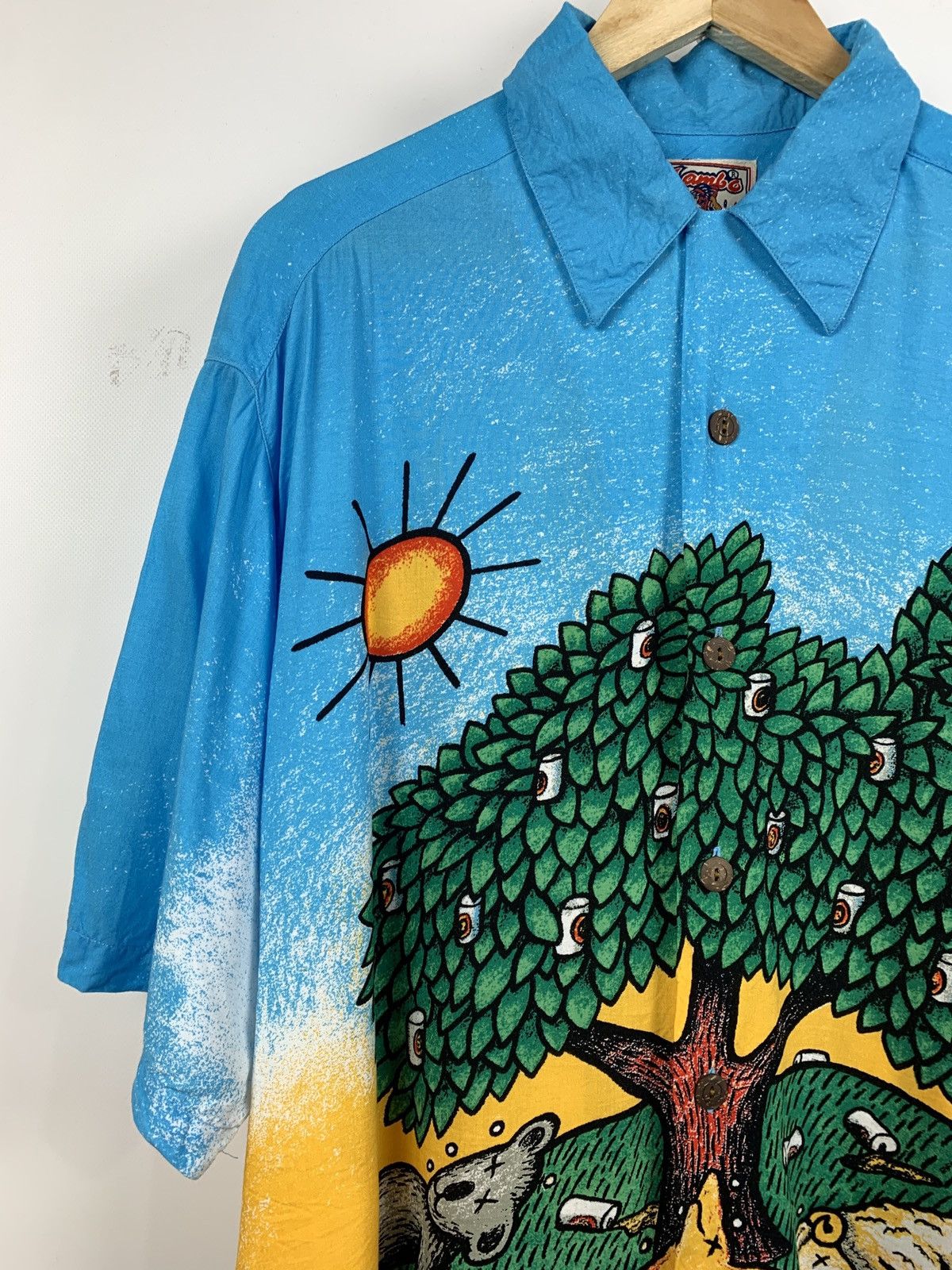 Mambo Vintage Mambo Loud Australian Beer Tree Rare Hawaiian Shirt Size US M / EU 48-50 / 2 - 7 Thumbnail
