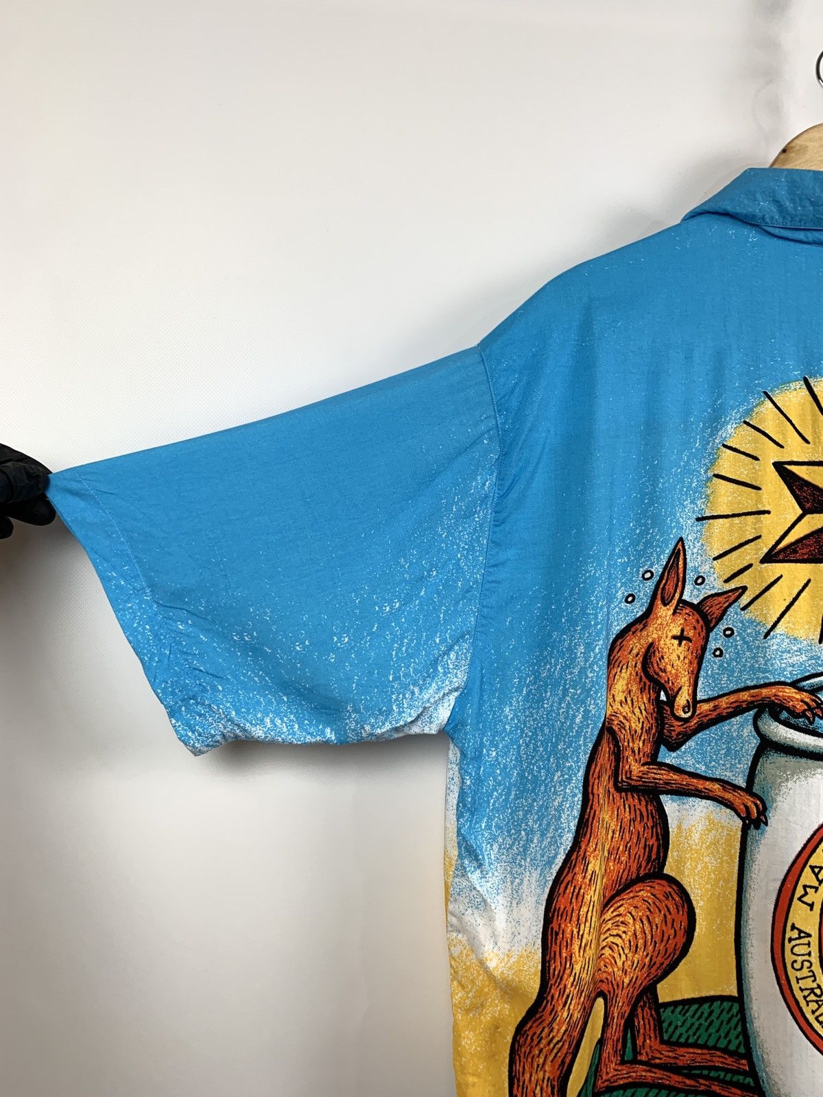 Mambo Vintage Mambo Loud Australian Beer Tree Rare Hawaiian Shirt Size US M / EU 48-50 / 2 - 17 Thumbnail