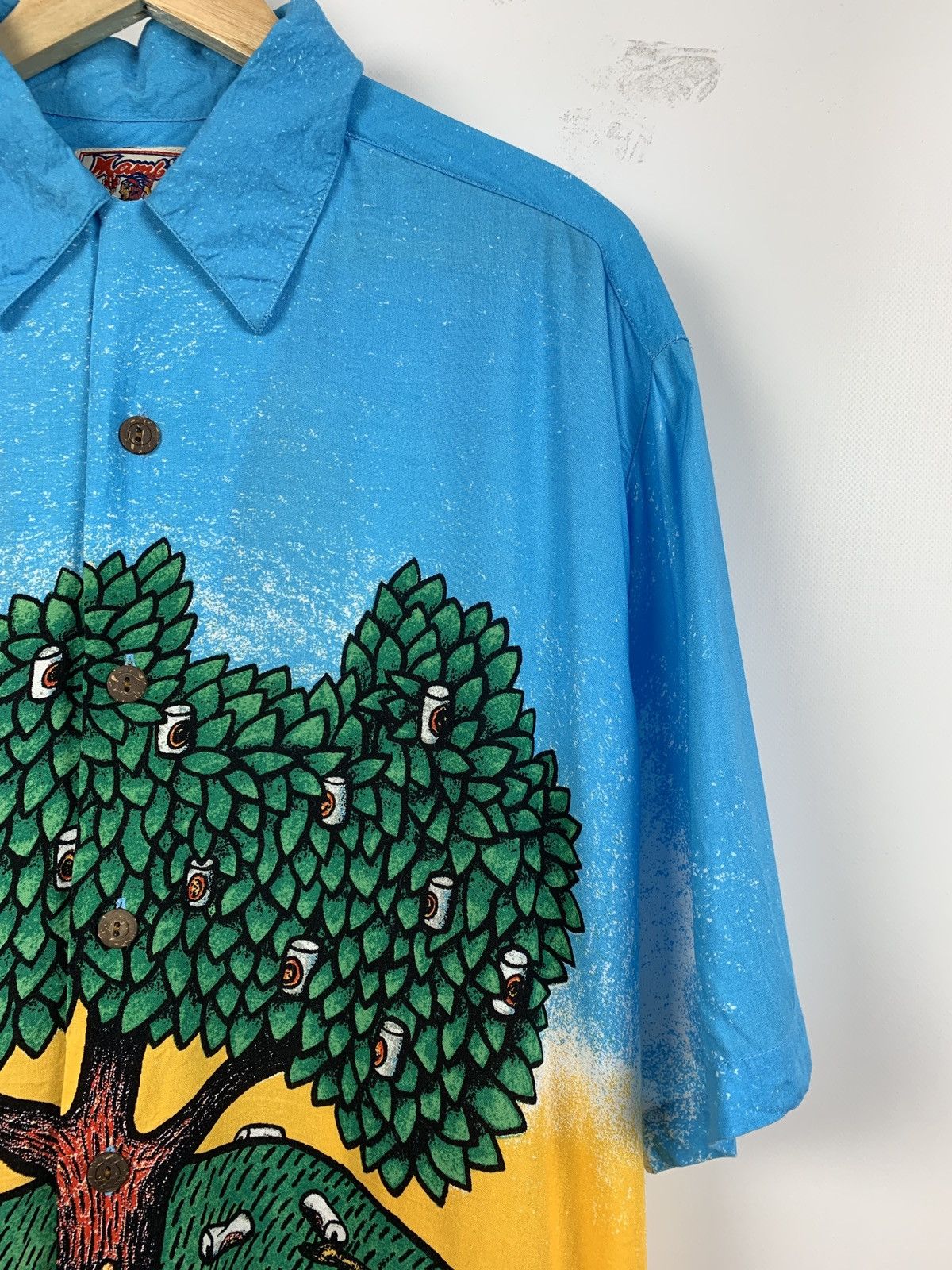 Mambo Vintage Mambo Loud Australian Beer Tree Rare Hawaiian Shirt Size US M / EU 48-50 / 2 - 6 Thumbnail