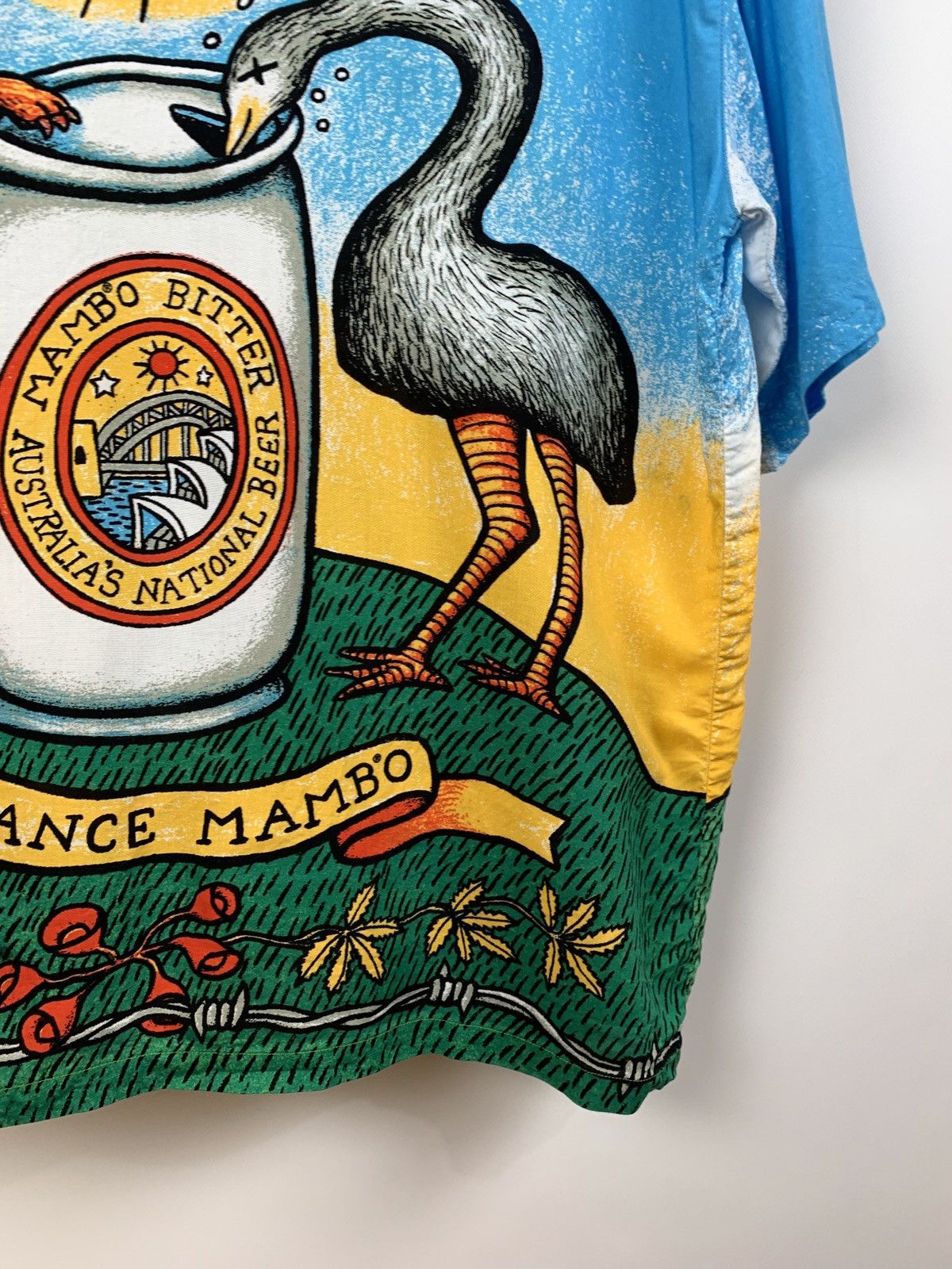 Mambo Vintage Mambo Loud Australian Beer Tree Rare Hawaiian Shirt Size US M / EU 48-50 / 2 - 15 Thumbnail