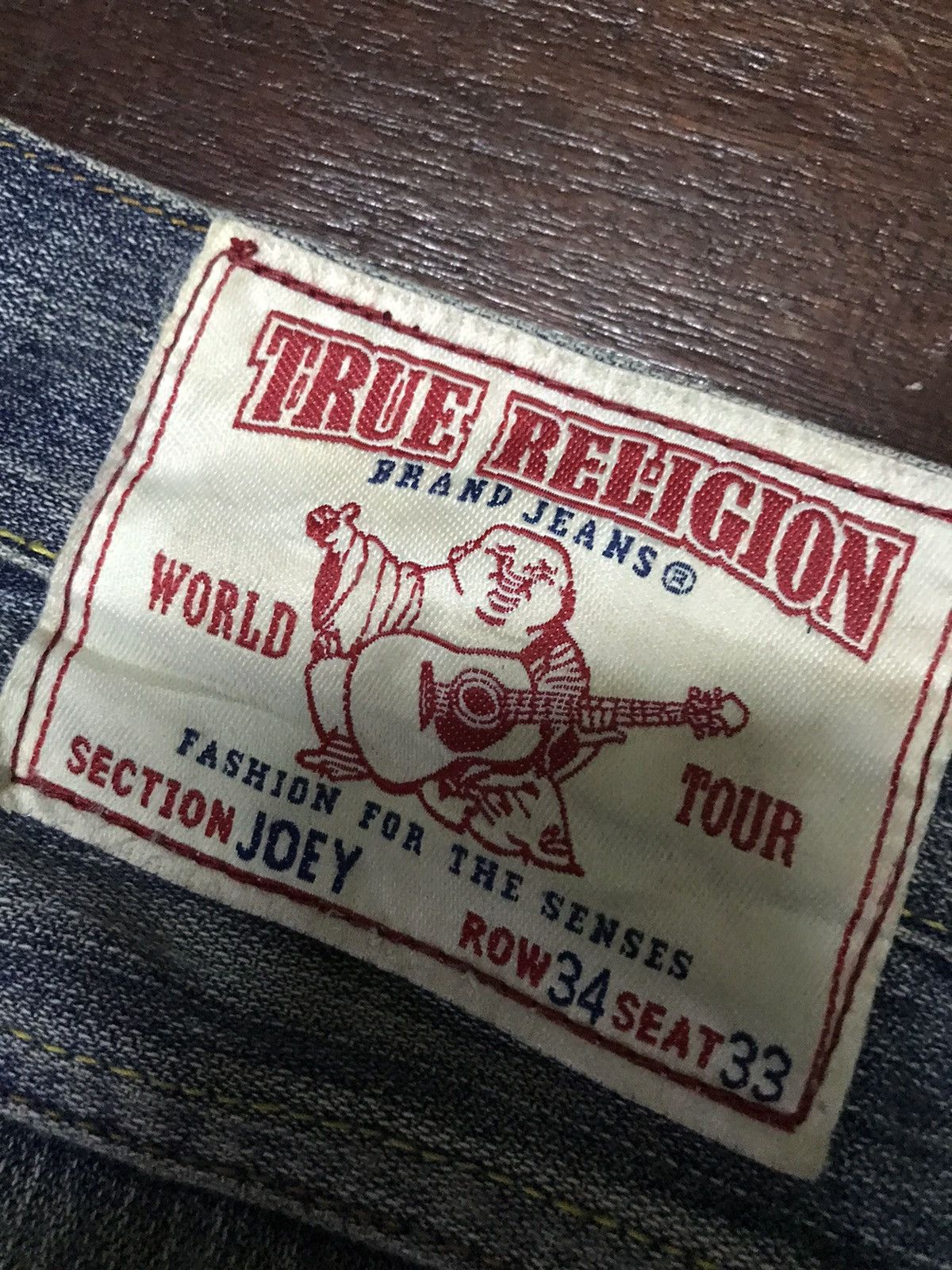 True Religion True religion denim jeans embroidered on back pocket Size US 37 - 4 Thumbnail