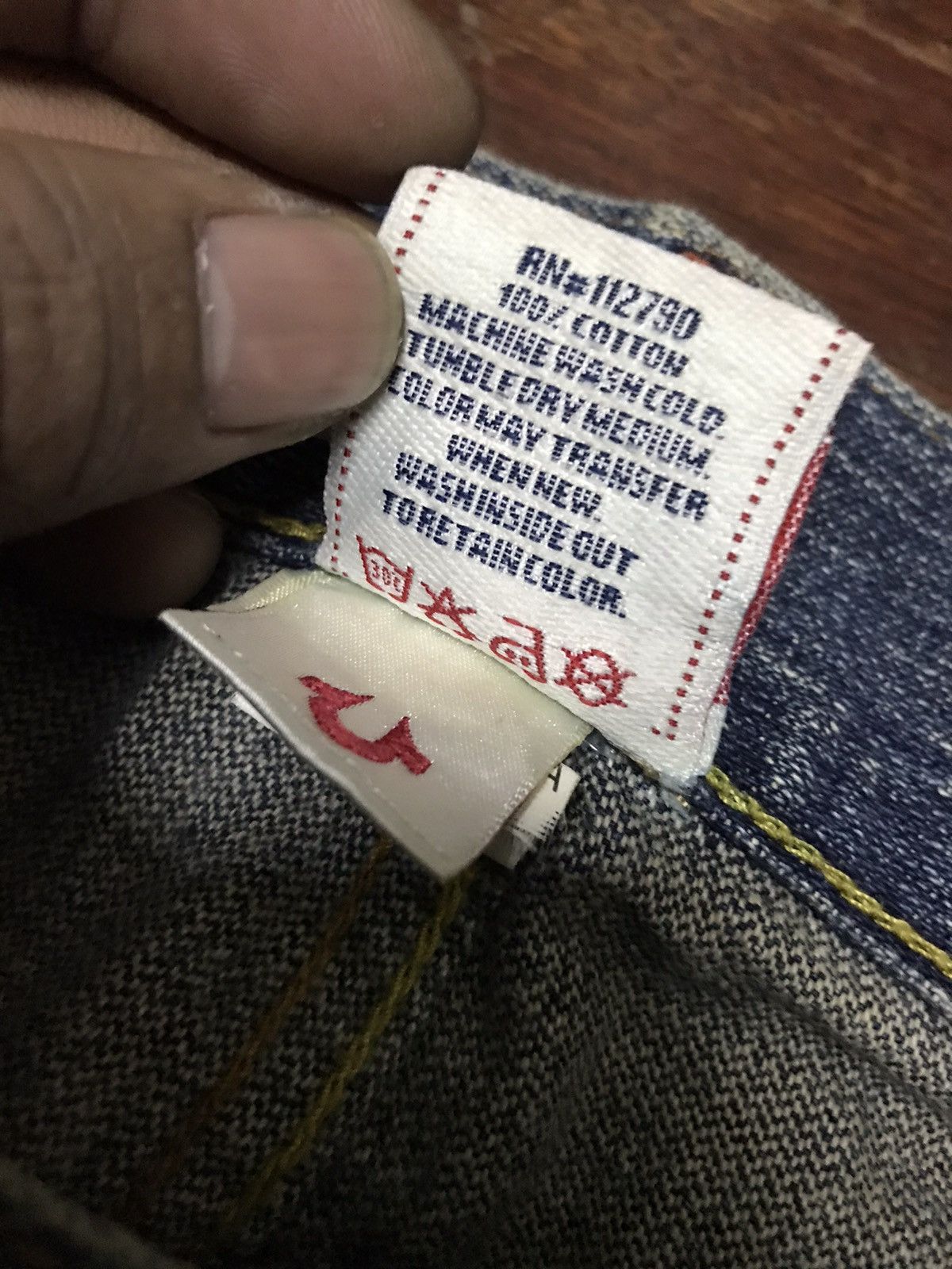 True Religion True religion denim jeans embroidered on back pocket Size US 37 - 7 Thumbnail