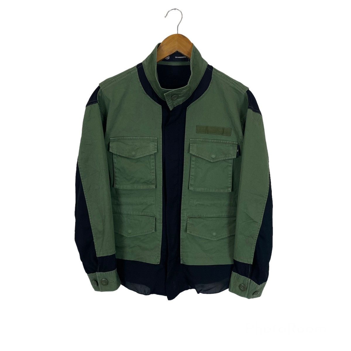 image of Gu X Undercover Military Style Light Jacket, Men's (Size Small)