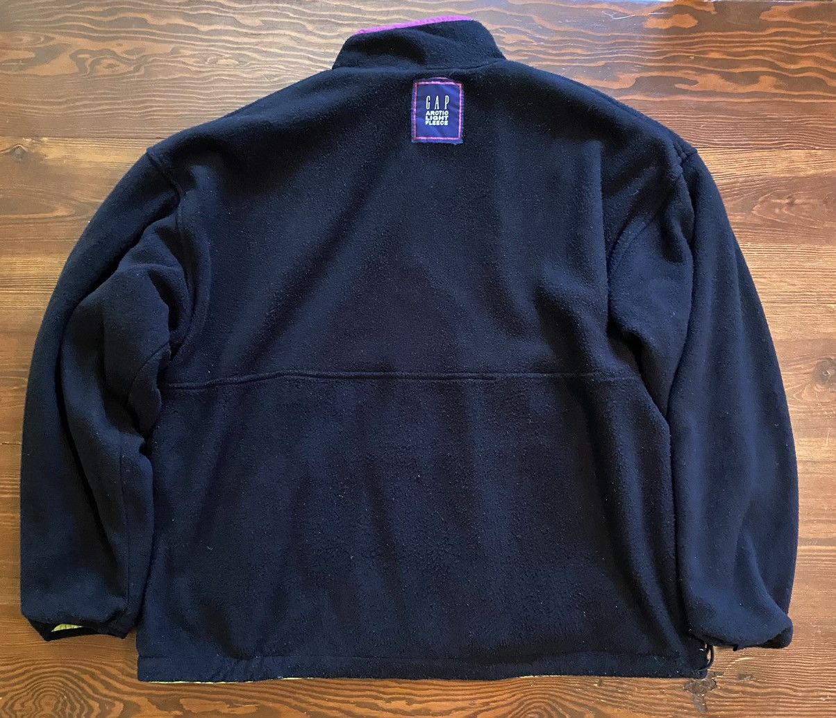 Gap Vintage 90’s Gap Reversible 1/2 Zip Arctic Fleece Pullover Size US M / EU 48-50 / 2 - 4 Thumbnail