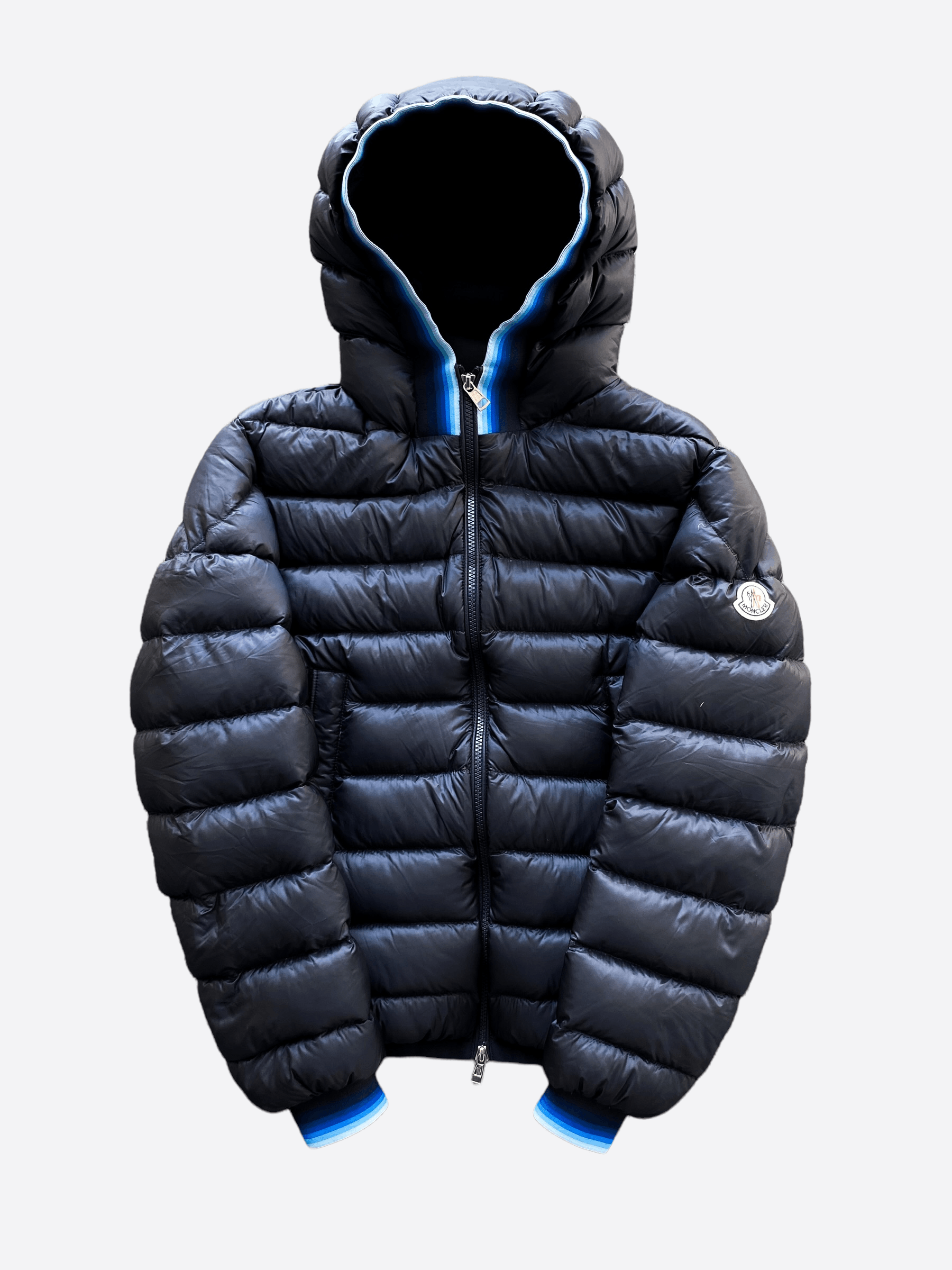Moncler mens navy jacket clearance