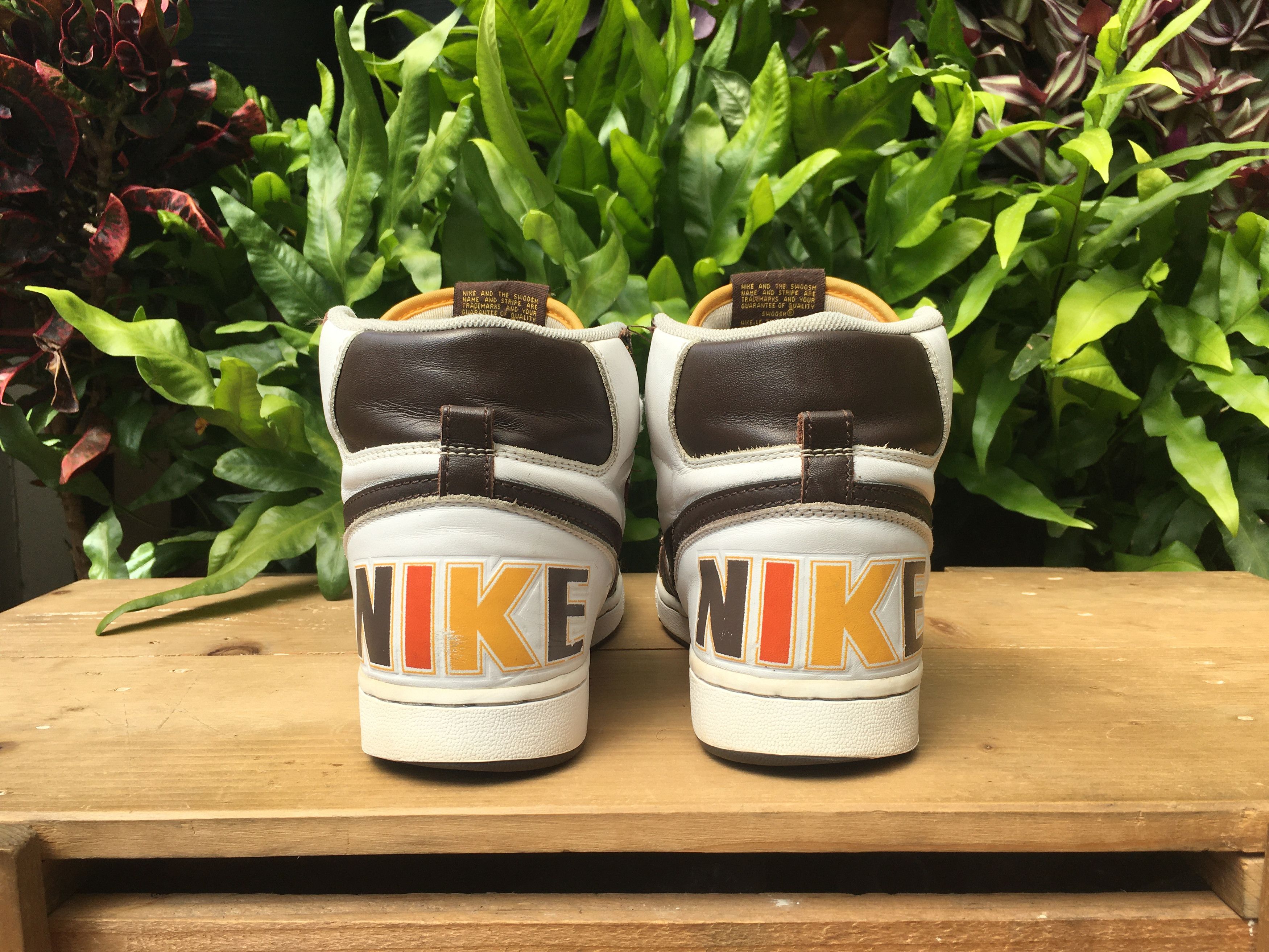 Nike × Vintage 🔥 Rare Nike Terminator High OG White Baroque Brown 2004 Size US 9 / EU 42 - 13 Thumbnail