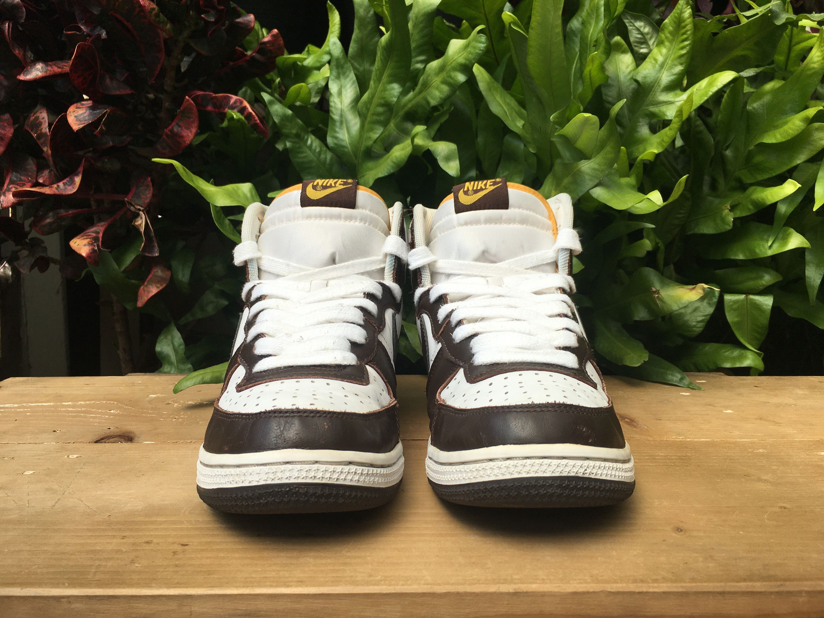 Nike × Vintage 🔥 Rare Nike Terminator High OG White Baroque Brown 2004 Size US 9 / EU 42 - 9 Thumbnail