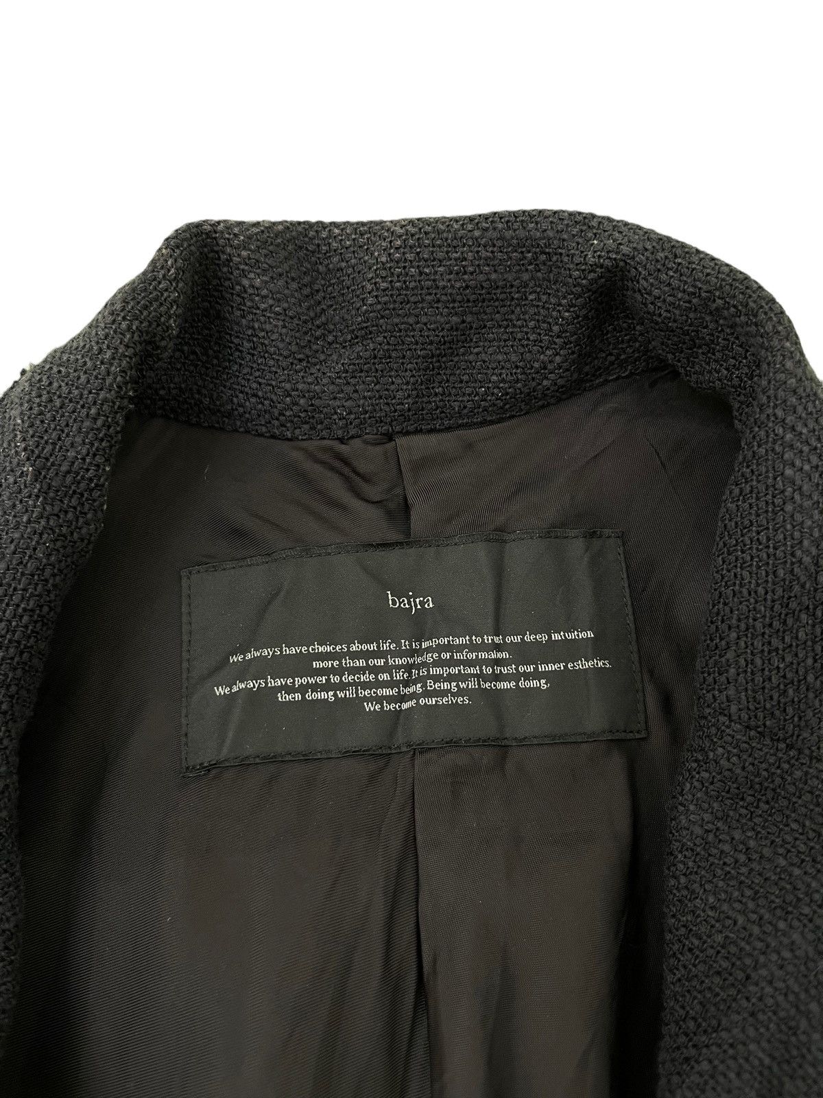 Bajra Bajra Japan Button Jacket Shaggy Woven Cotton 5🟩 Size US S / EU 44-46 / 1 - 7 Thumbnail