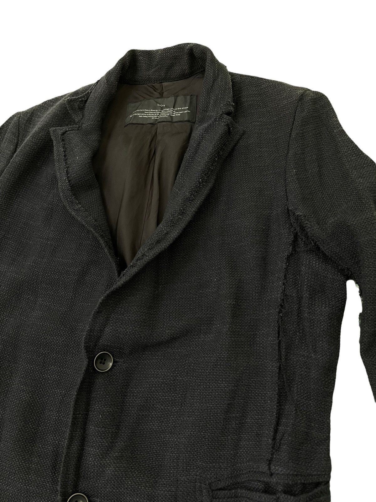 Bajra Bajra Japan Button Jacket Shaggy Woven Cotton 5🟩 Size US S / EU 44-46 / 1 - 5 Thumbnail