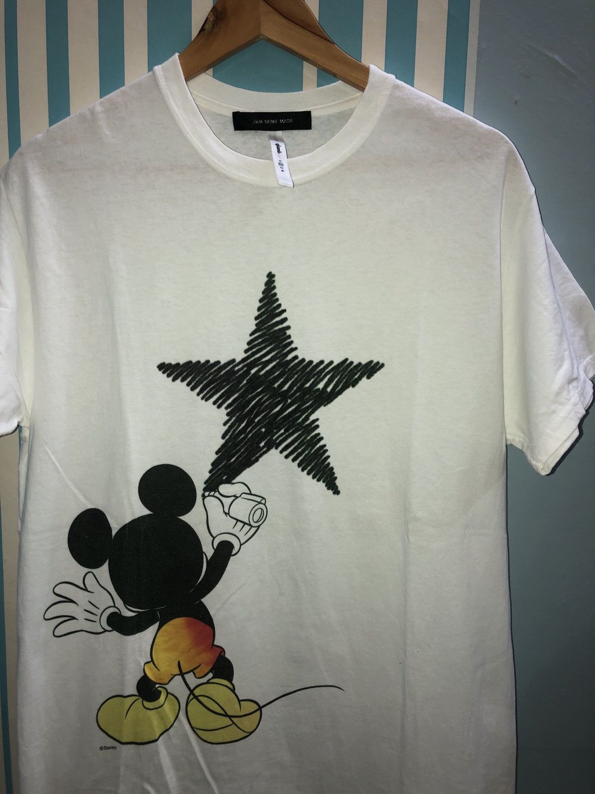 Jam Home Made 🔥Jam Home Made X Mickiey Mouse tee white🔥 Size US M / EU 48-50 / 2 - 2 Thumbnail