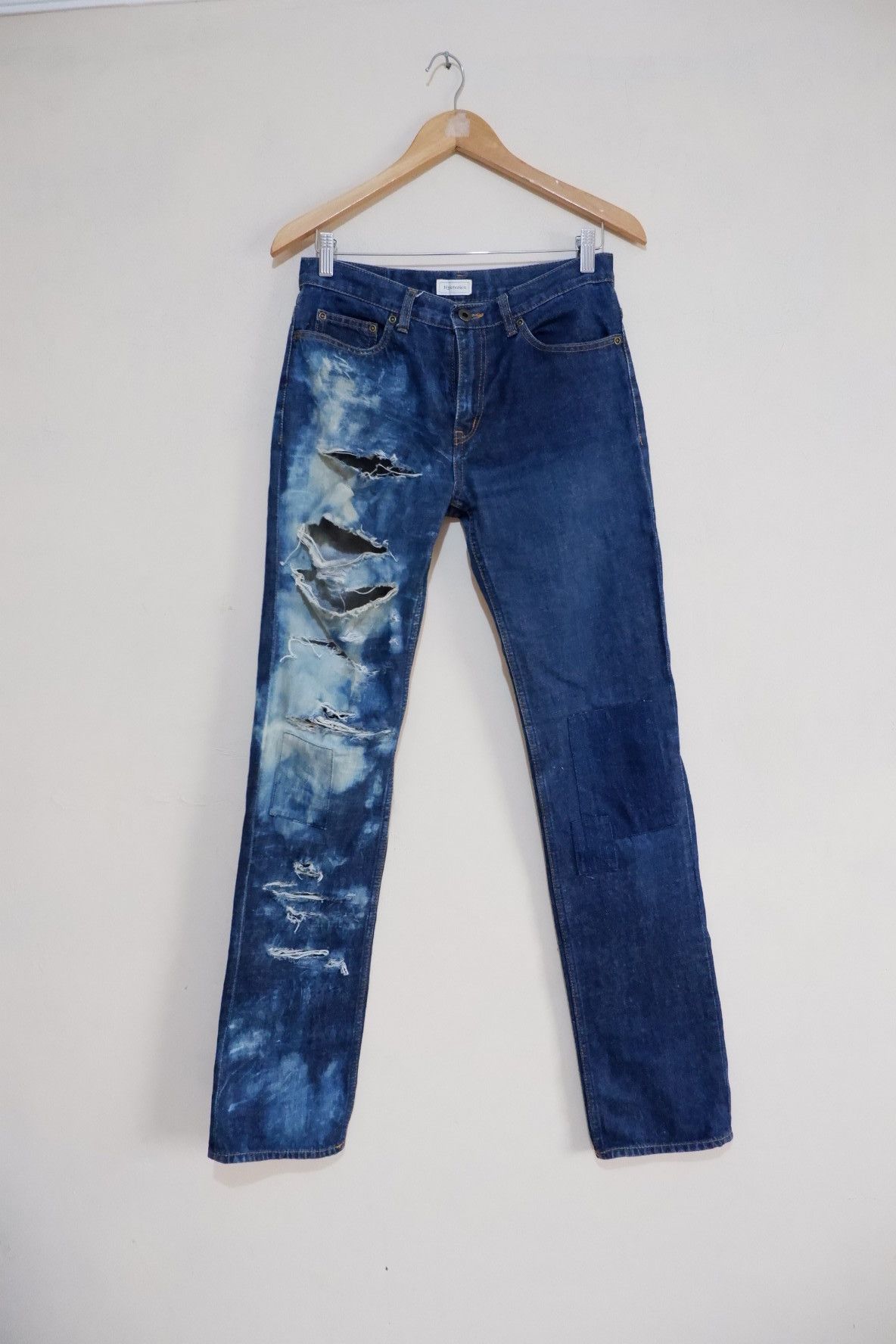 Hysteric Glamour Hysteric Glamour Ripped Custom Bleach Denim Size US 30 / EU 46 - 1 Thumbnail