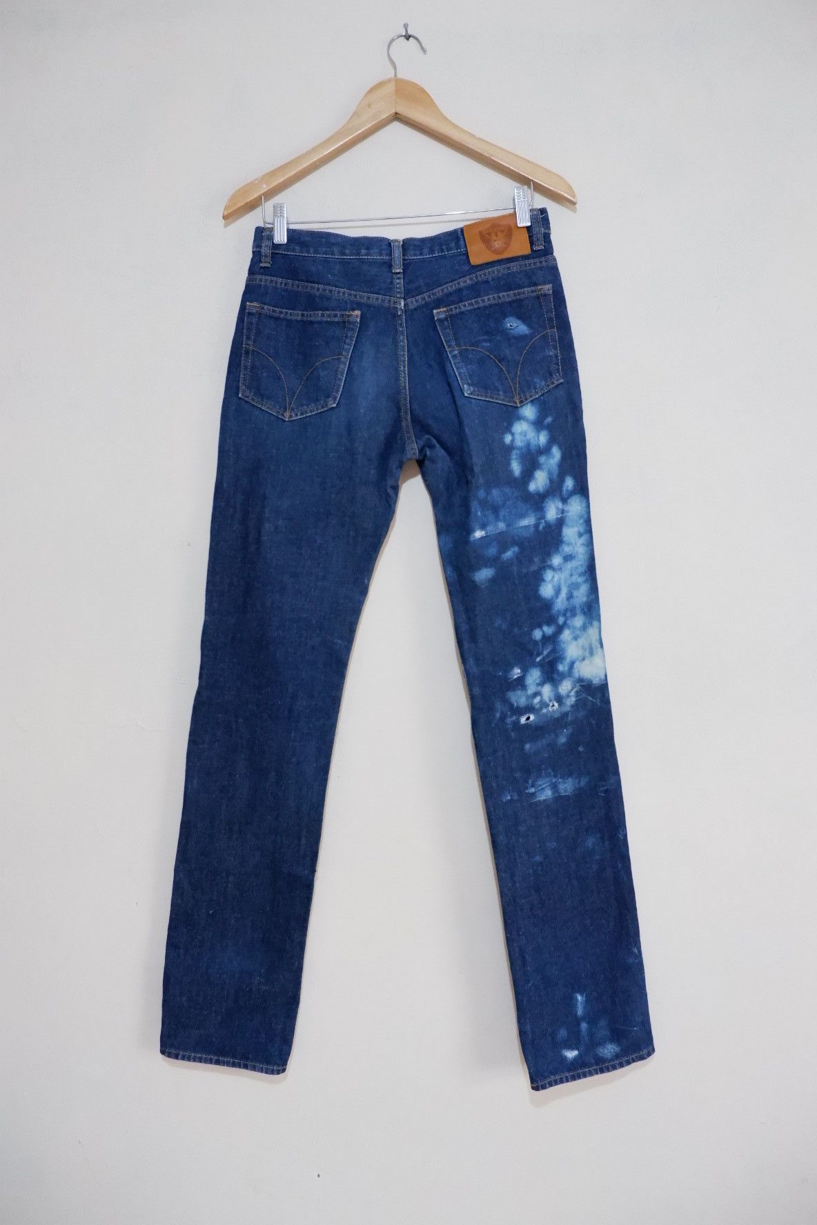 Hysteric Glamour Hysteric Glamour Ripped Custom Bleach Denim Size US 30 / EU 46 - 2 Thumbnail