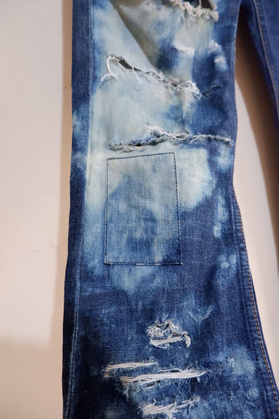 Hysteric Glamour Hysteric Glamour Ripped Custom Bleach Denim Size US 30 / EU 46 - 3 Thumbnail