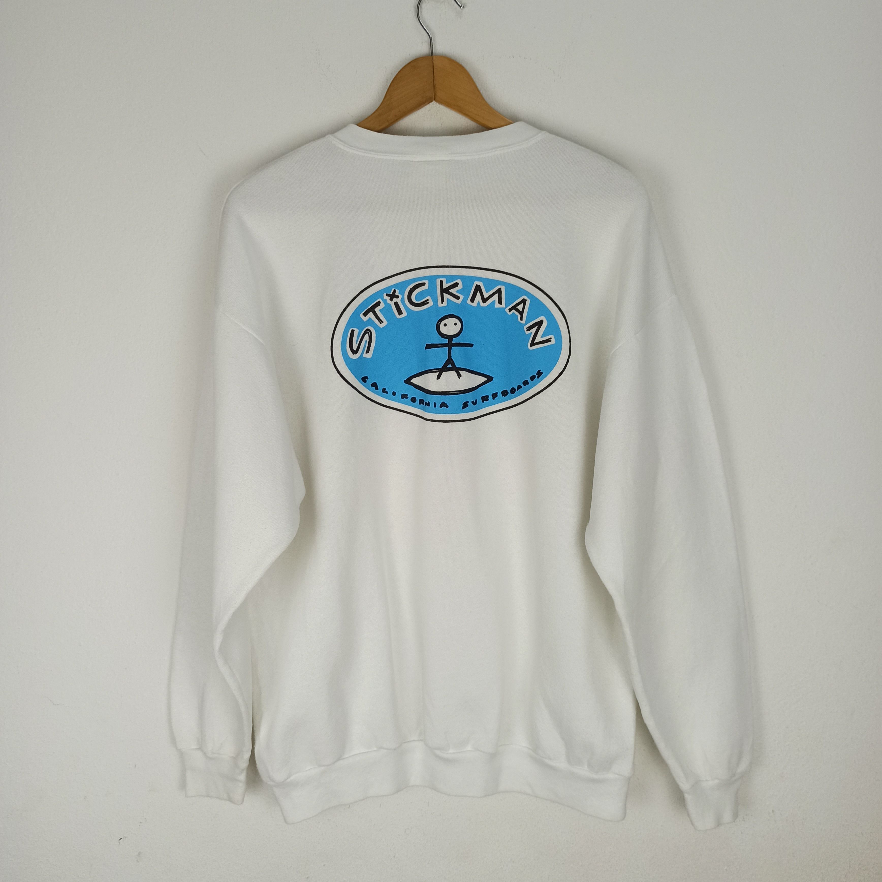Vintage Vintage StickMan California Surfboards Sweatshirt Size US L / EU 52-54 / 3 - 1 Thumbnail
