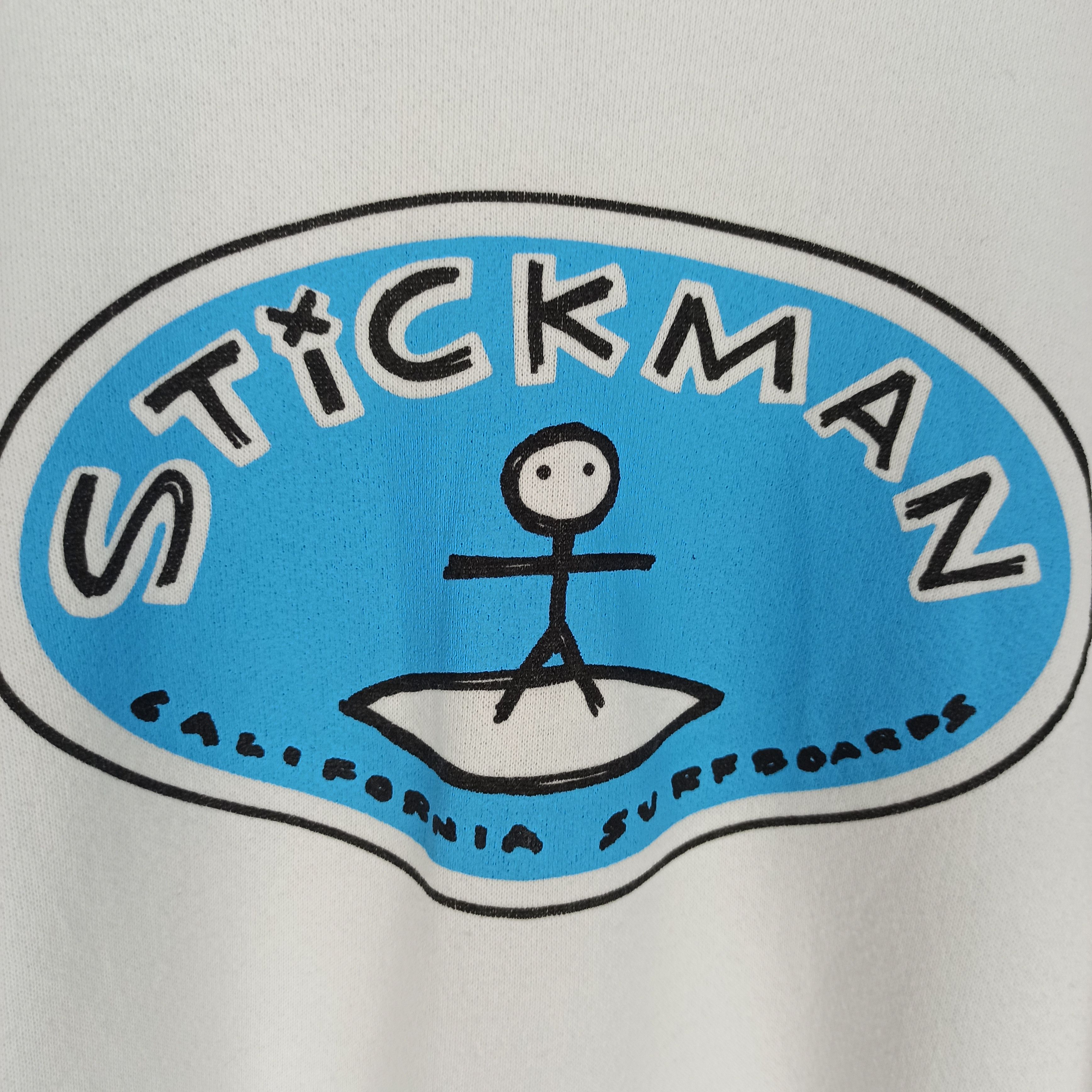 Vintage Vintage StickMan California Surfboards Sweatshirt Size US L / EU 52-54 / 3 - 2 Thumbnail