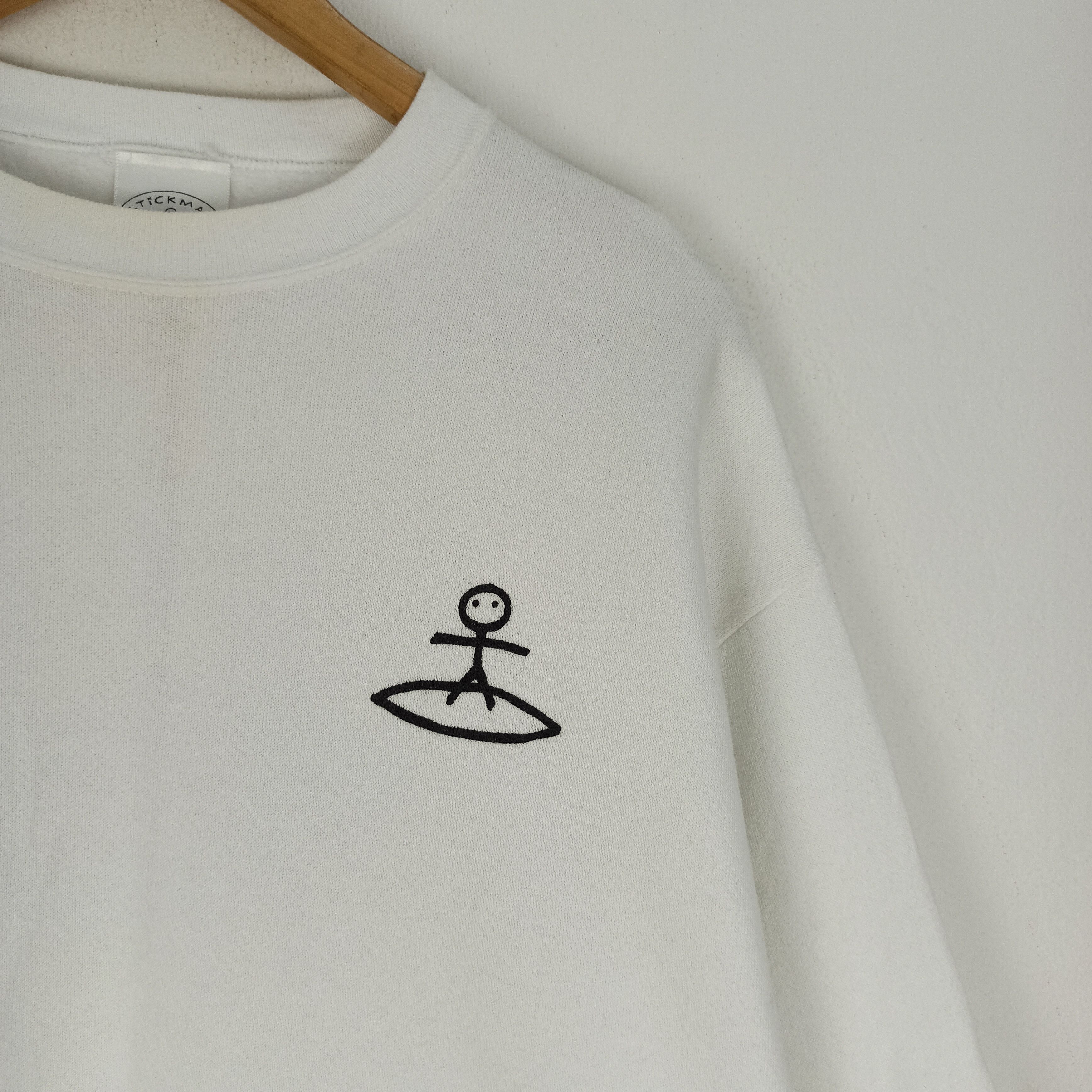 Vintage Vintage StickMan California Surfboards Sweatshirt Size US L / EU 52-54 / 3 - 4 Thumbnail