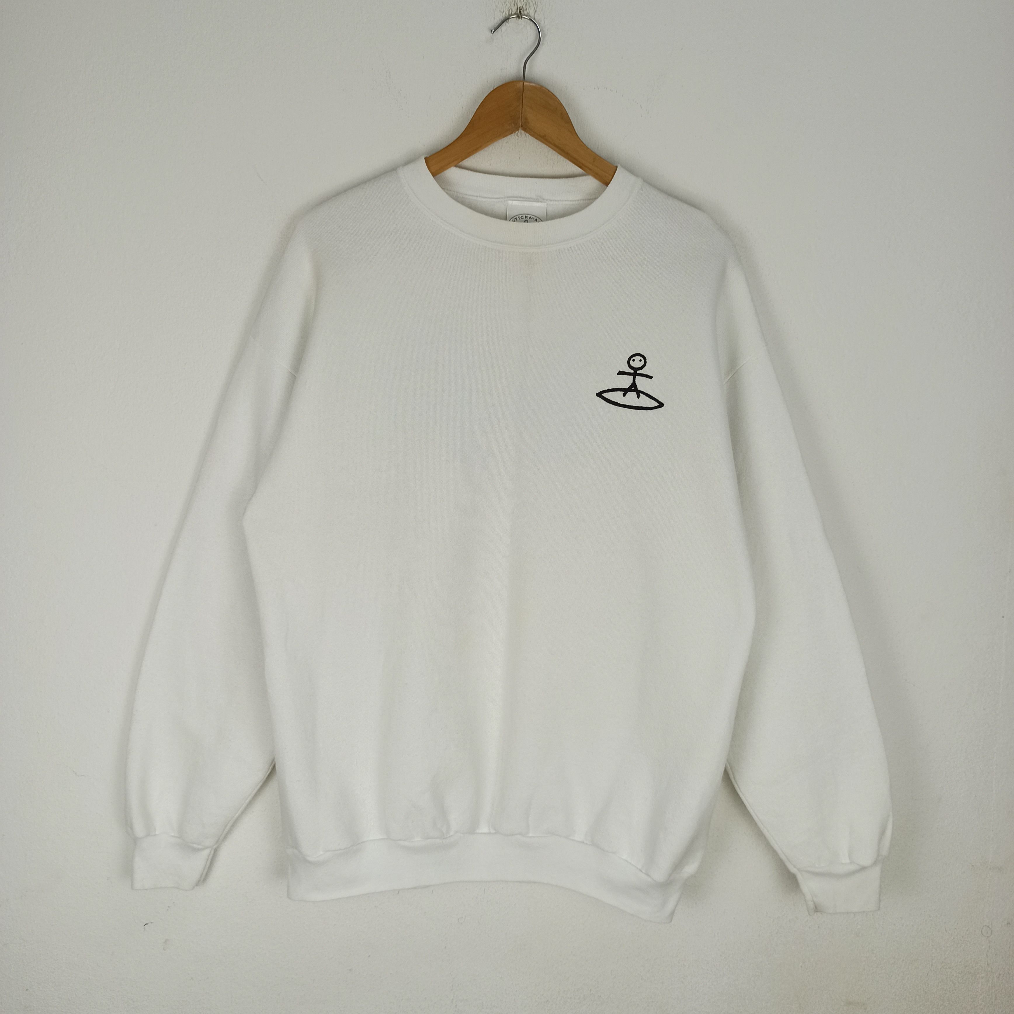 Vintage Vintage StickMan California Surfboards Sweatshirt Size US L / EU 52-54 / 3 - 3 Thumbnail