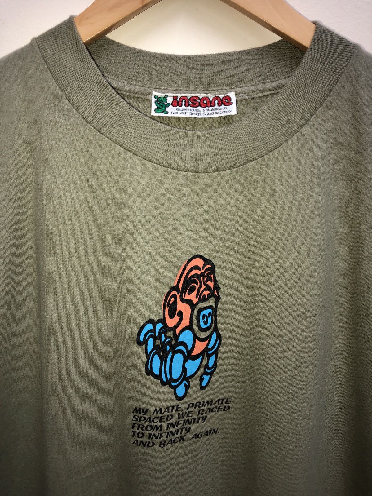 Vintage Super Rare Design Vintage Isane Skateboarding 80s tee Size US L / EU 52-54 / 3 - 2 Thumbnail