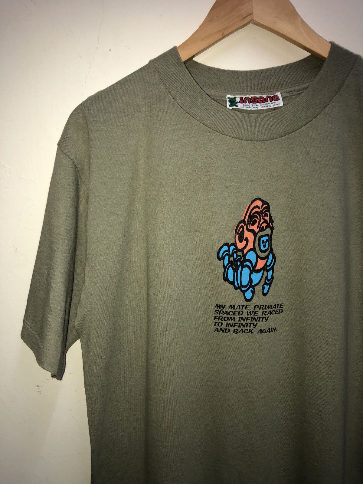 Vintage Super Rare Design Vintage Isane Skateboarding 80s tee Size US L / EU 52-54 / 3 - 5 Thumbnail