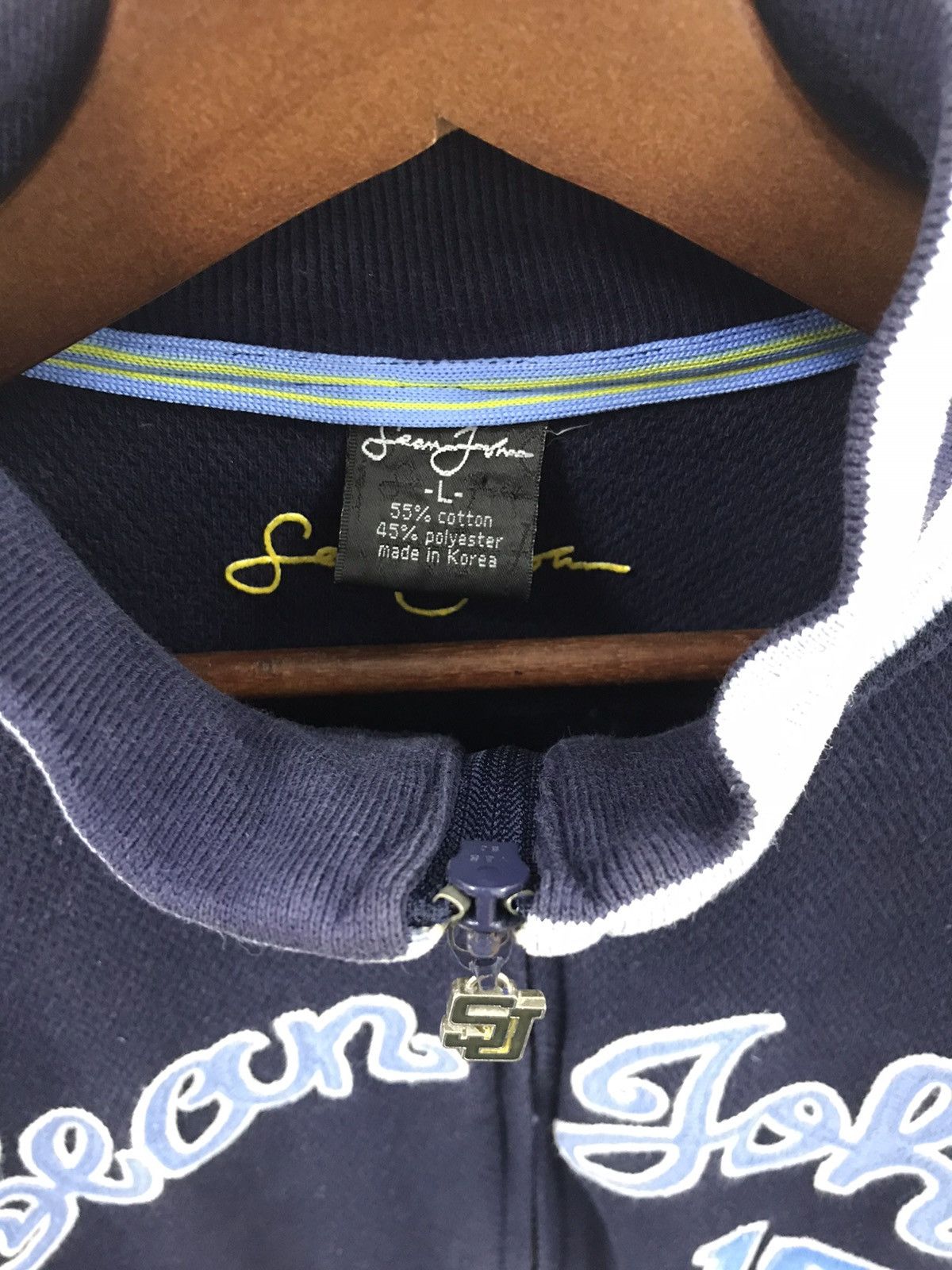 Sean John Sean John Sweater Spellout Embroidery Logo Size US L / EU 52-54 / 3 - 5 Thumbnail