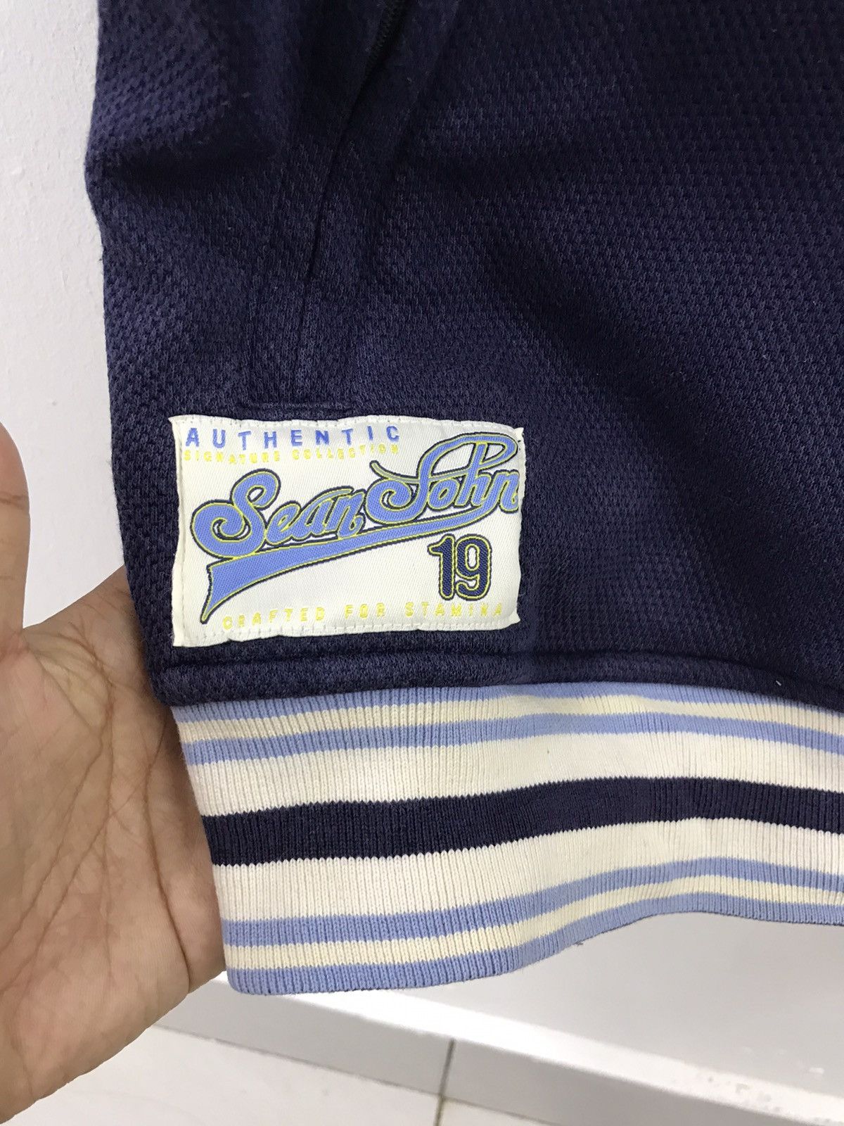 Sean John Sean John Sweater Spellout Embroidery Logo Size US L / EU 52-54 / 3 - 7 Thumbnail