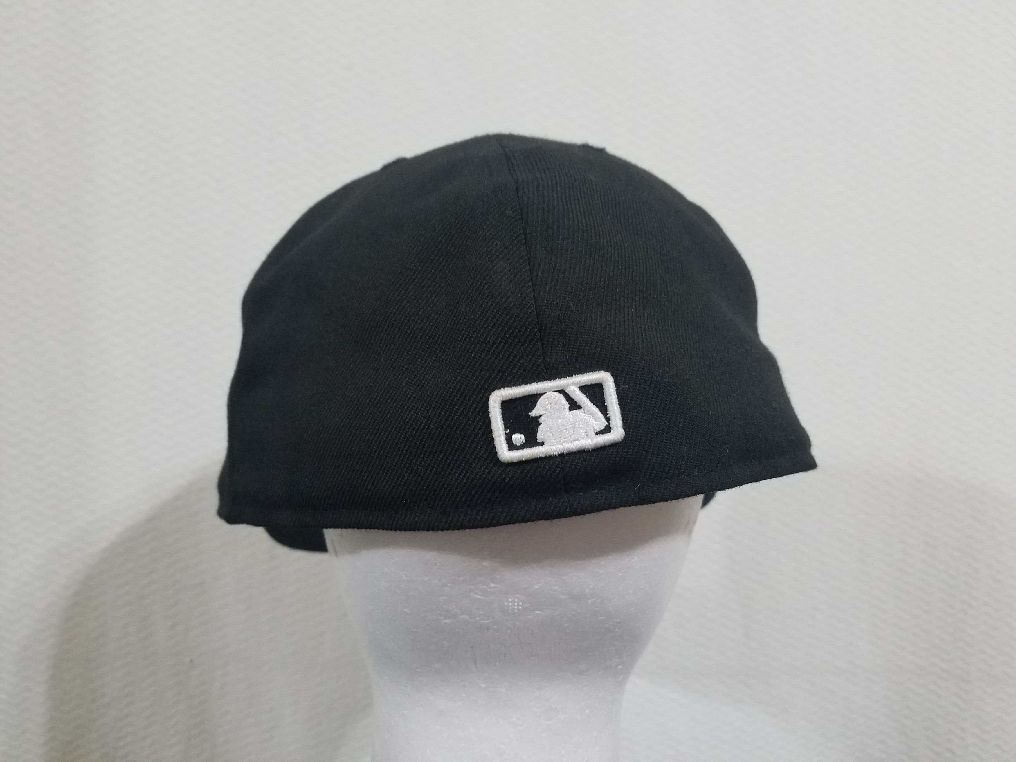 MLB × New Era New York Yankees Mens 7 3/4 Black Baseball Cap Hat Size ONE SIZE - 3 Thumbnail