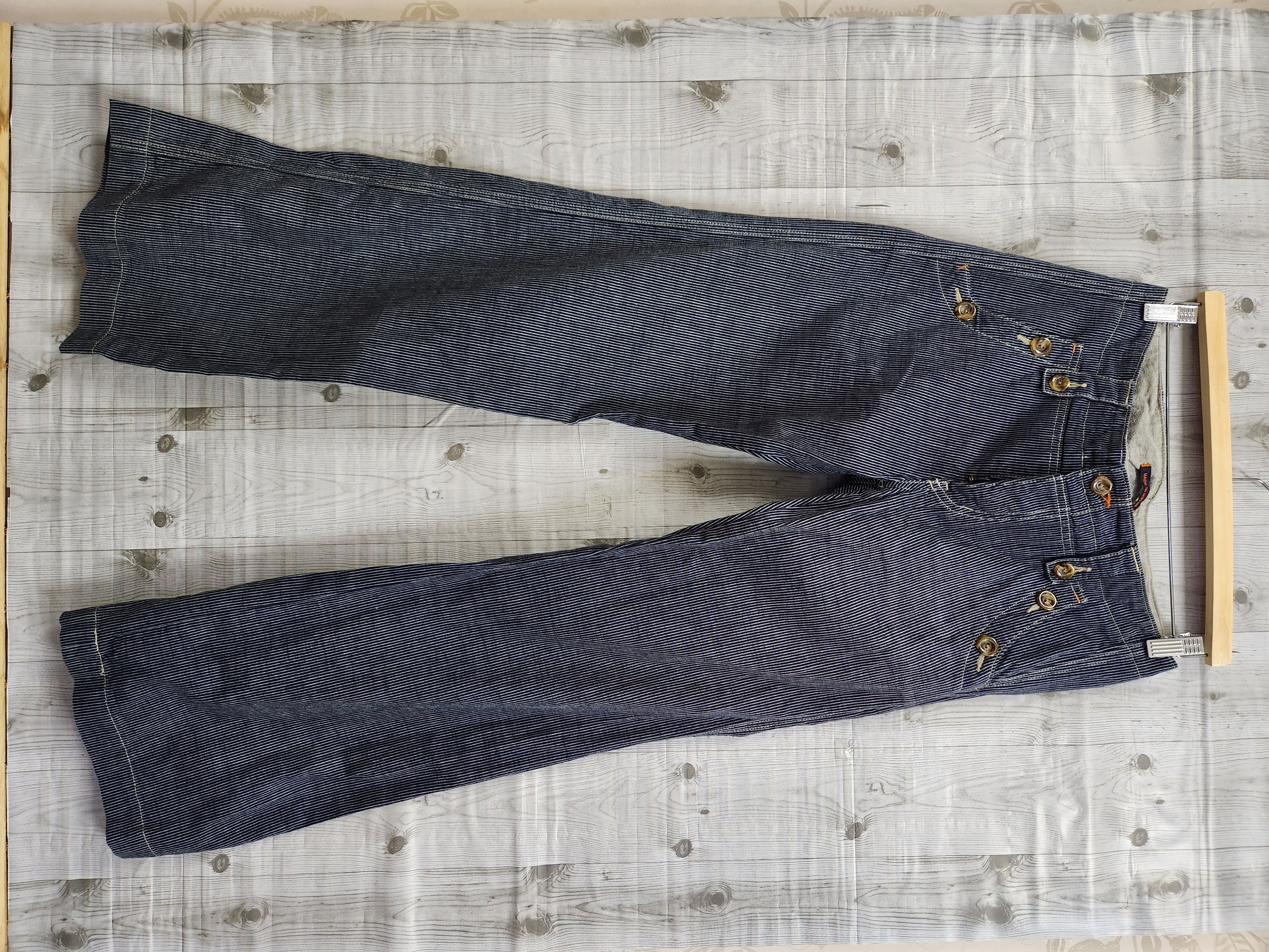 image of Avant Garde Flare Et Boite Flare Denim Jeans Japan in Blue Hickory, Men's (Size 30)