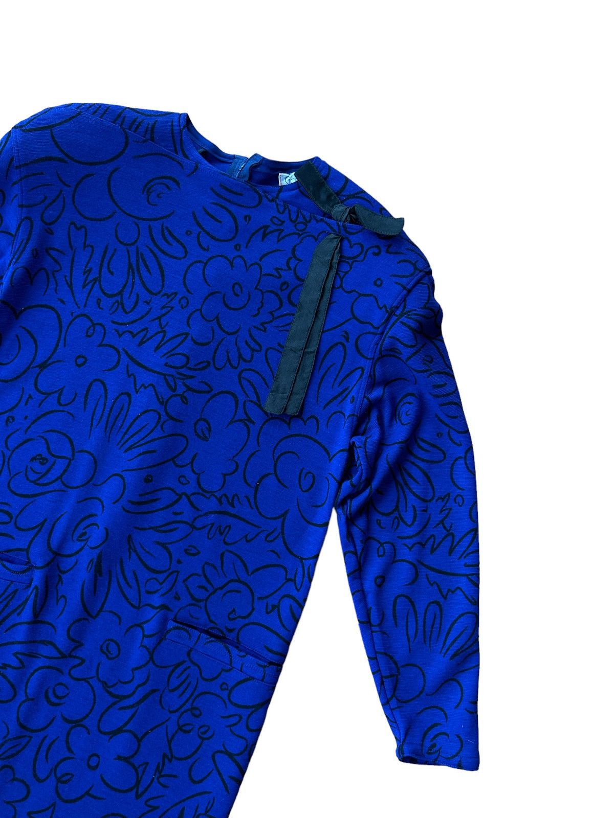 Versace Archive❤️1990s Versace Art Flower Painting Blouse Size M / US 6-8 / IT 42-44 - 2 Thumbnail