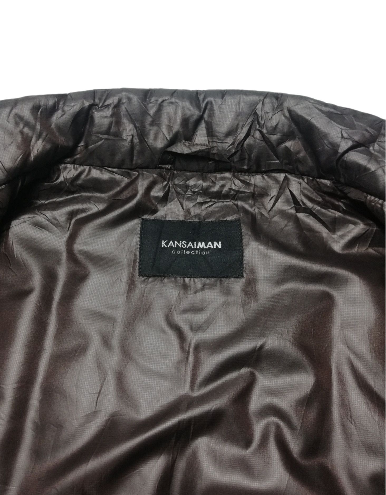 Designer × Kansai Yamamoto 🔥Kansai Man Collection Light Puffer Vest Zipper Jacket🔥 Size US M / EU 48-50 / 2 - 9 Thumbnail
