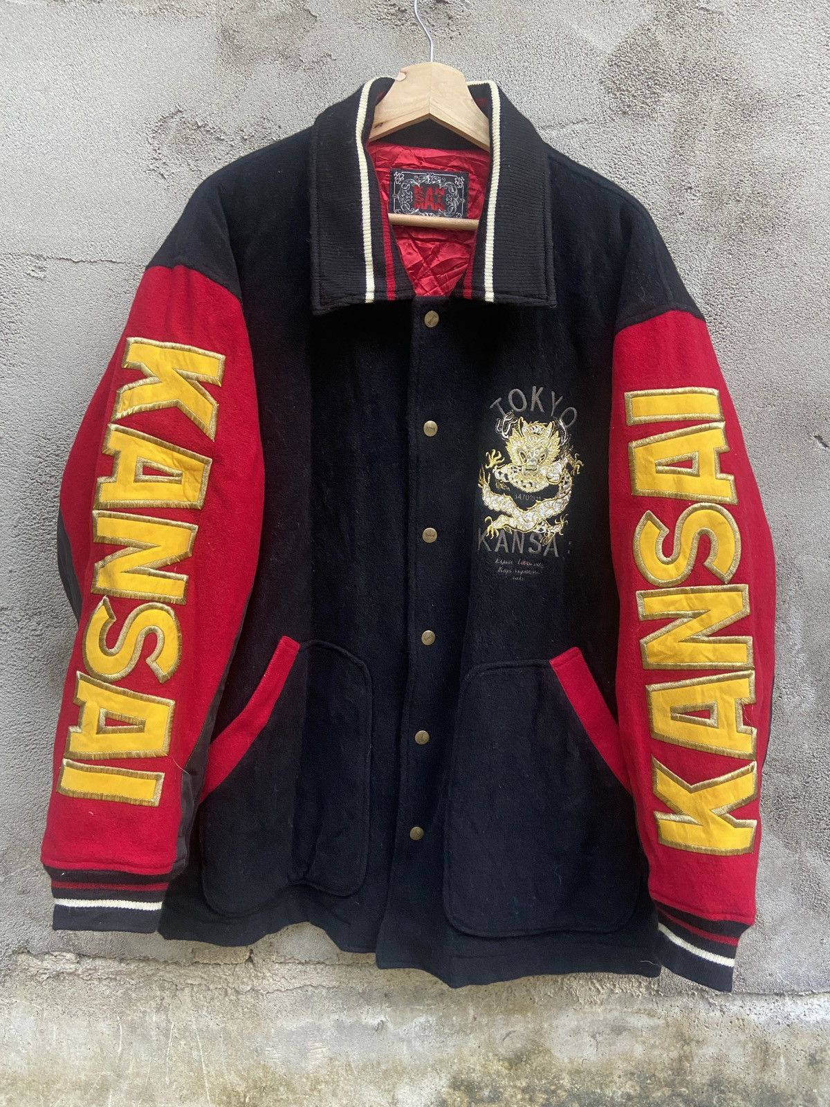 Vintage Kansai Man Art Mode International Mixer Wool Jacket